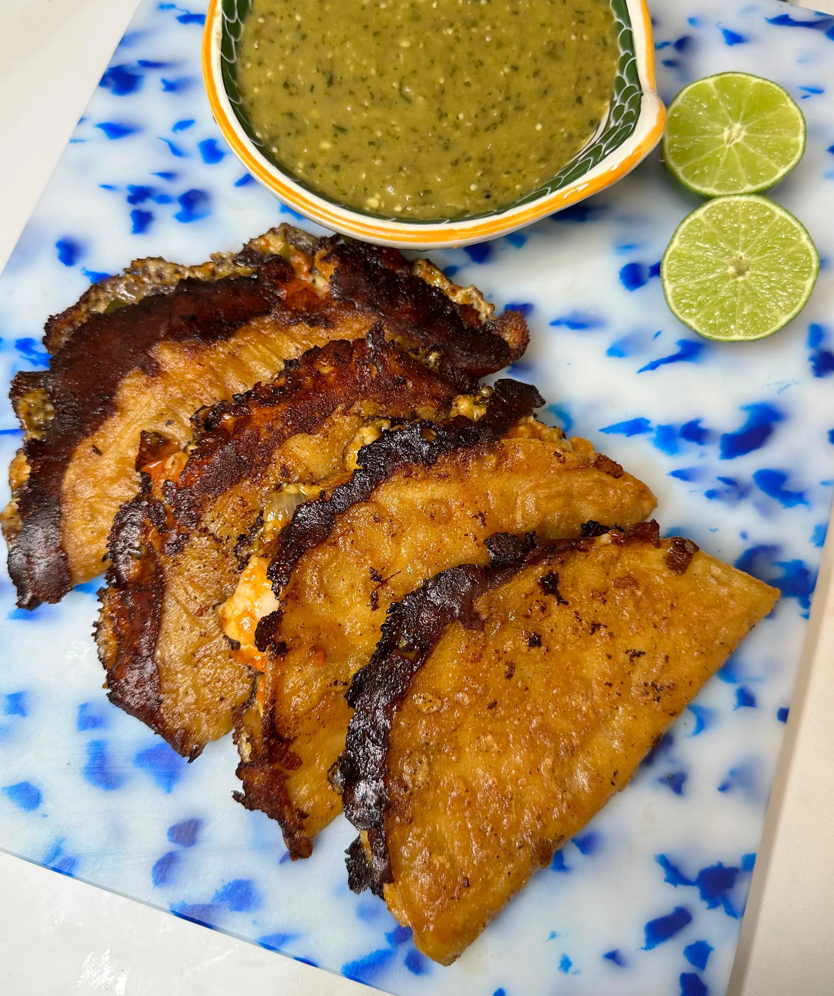 Tacos Gobernador (Shrimp Tacos)