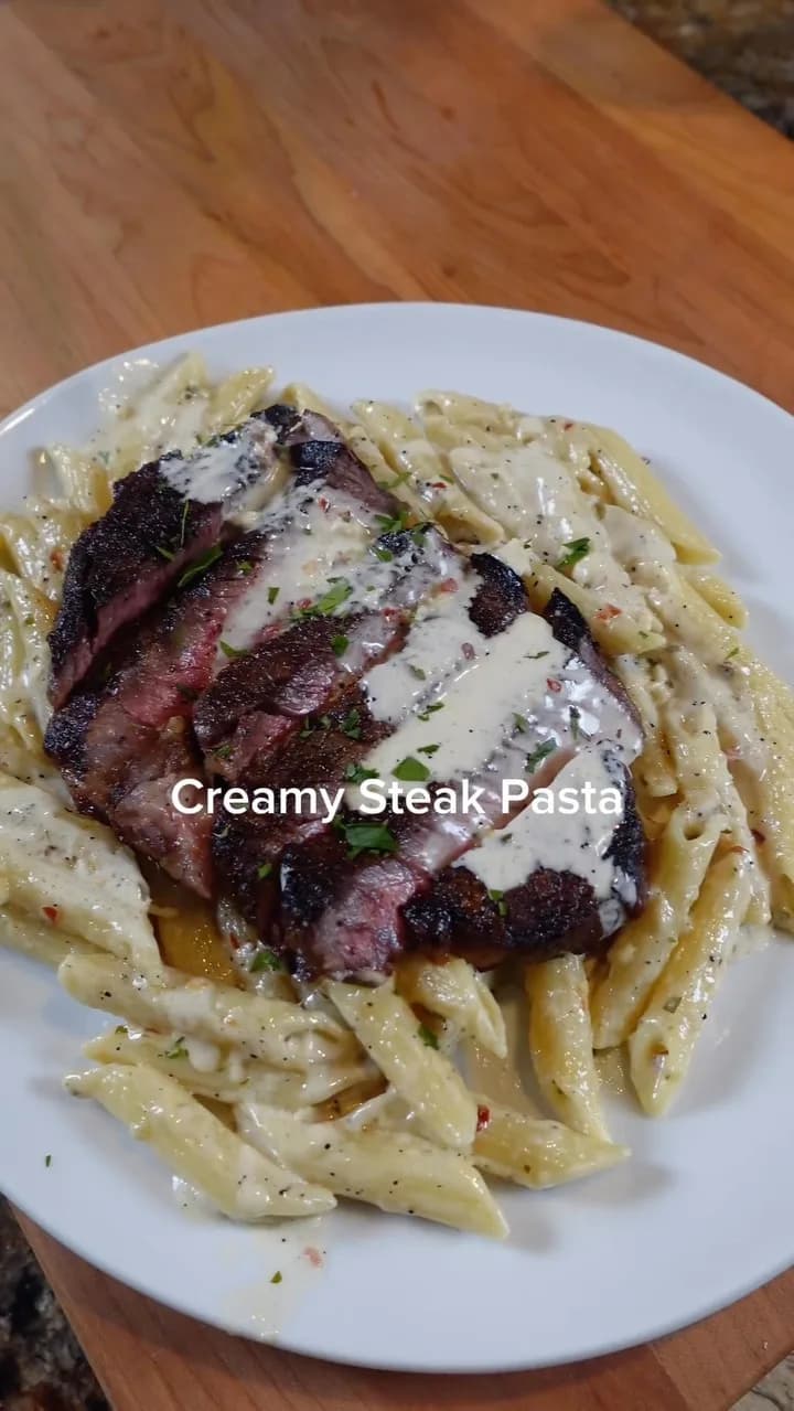 Creamy Steak Pasta
