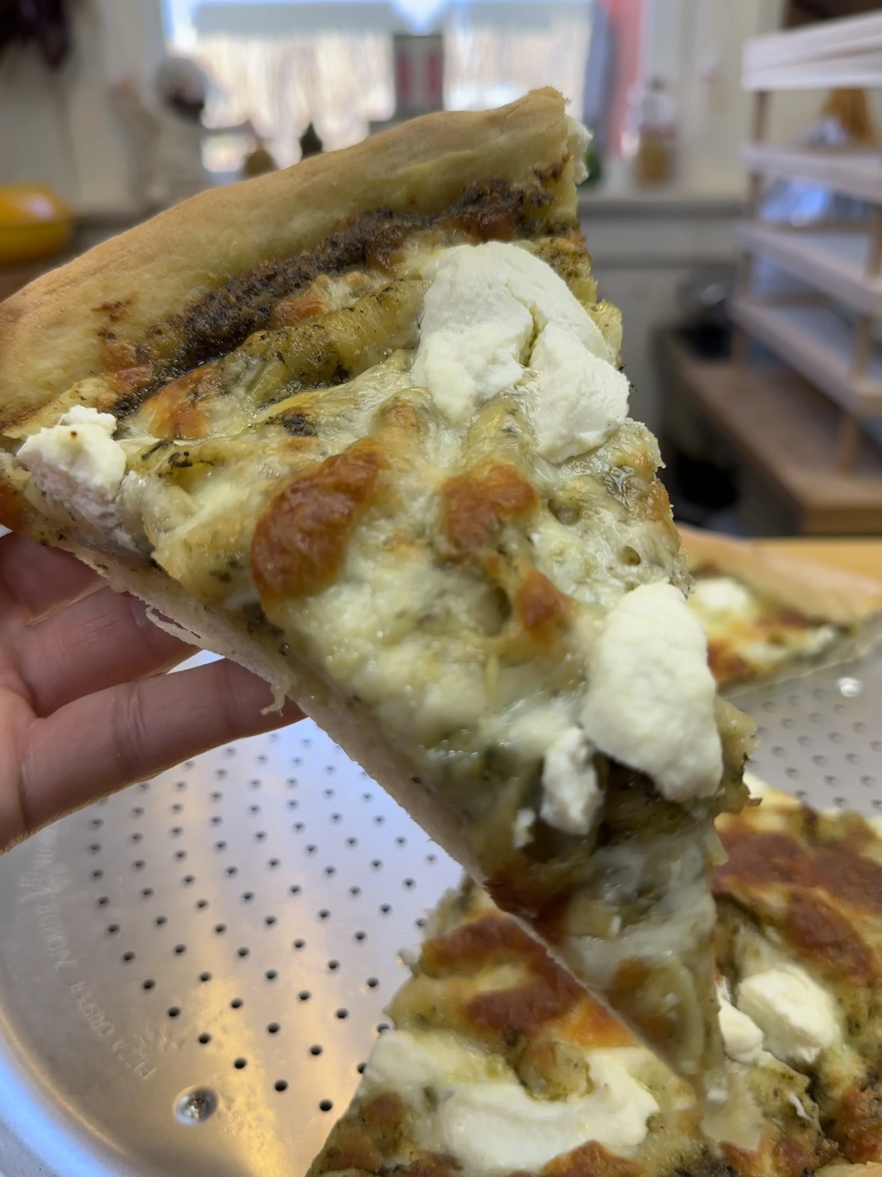 Pesto Pasta Pizza