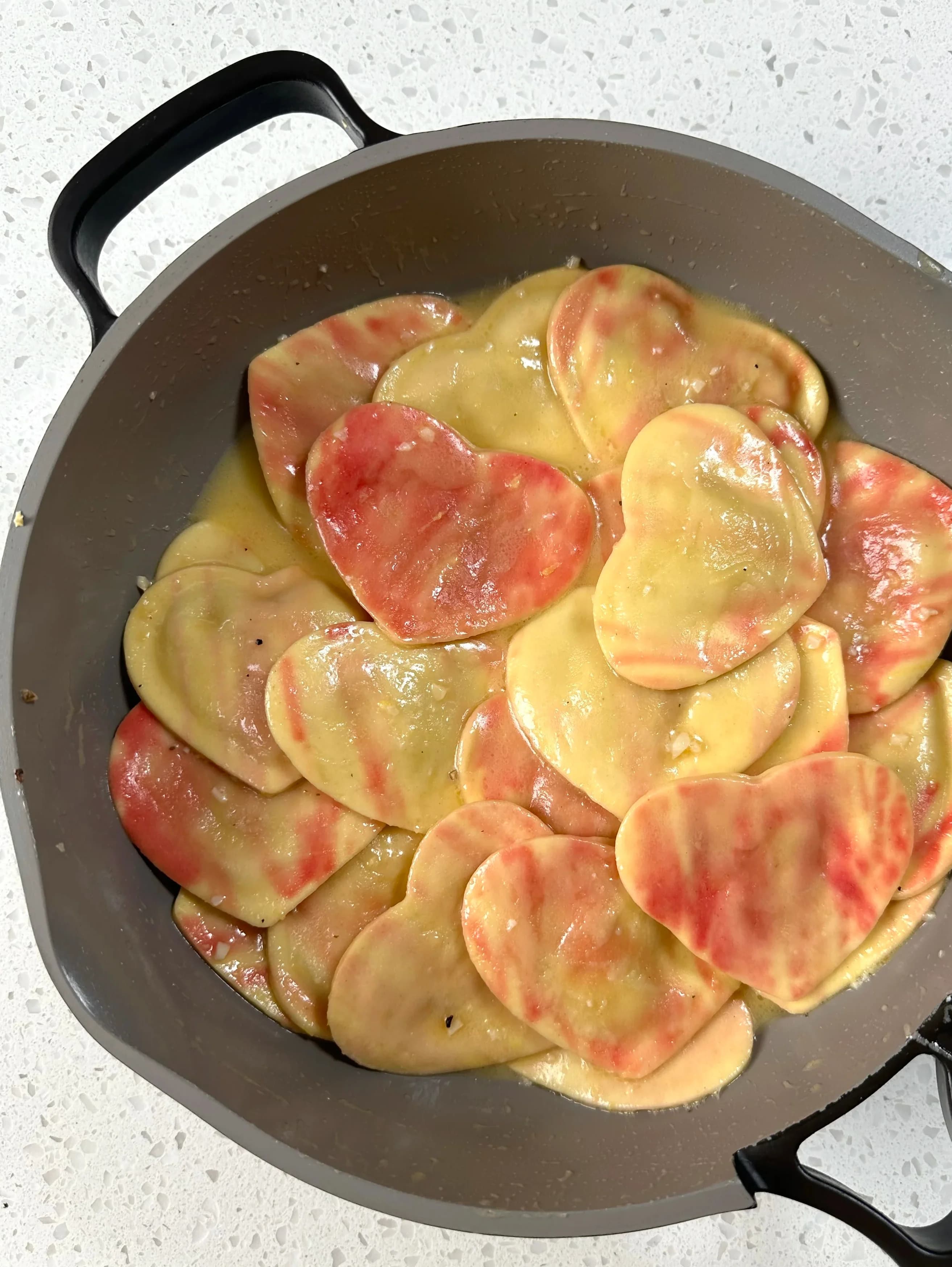 Ravioli with Lemon Butter Sauce
