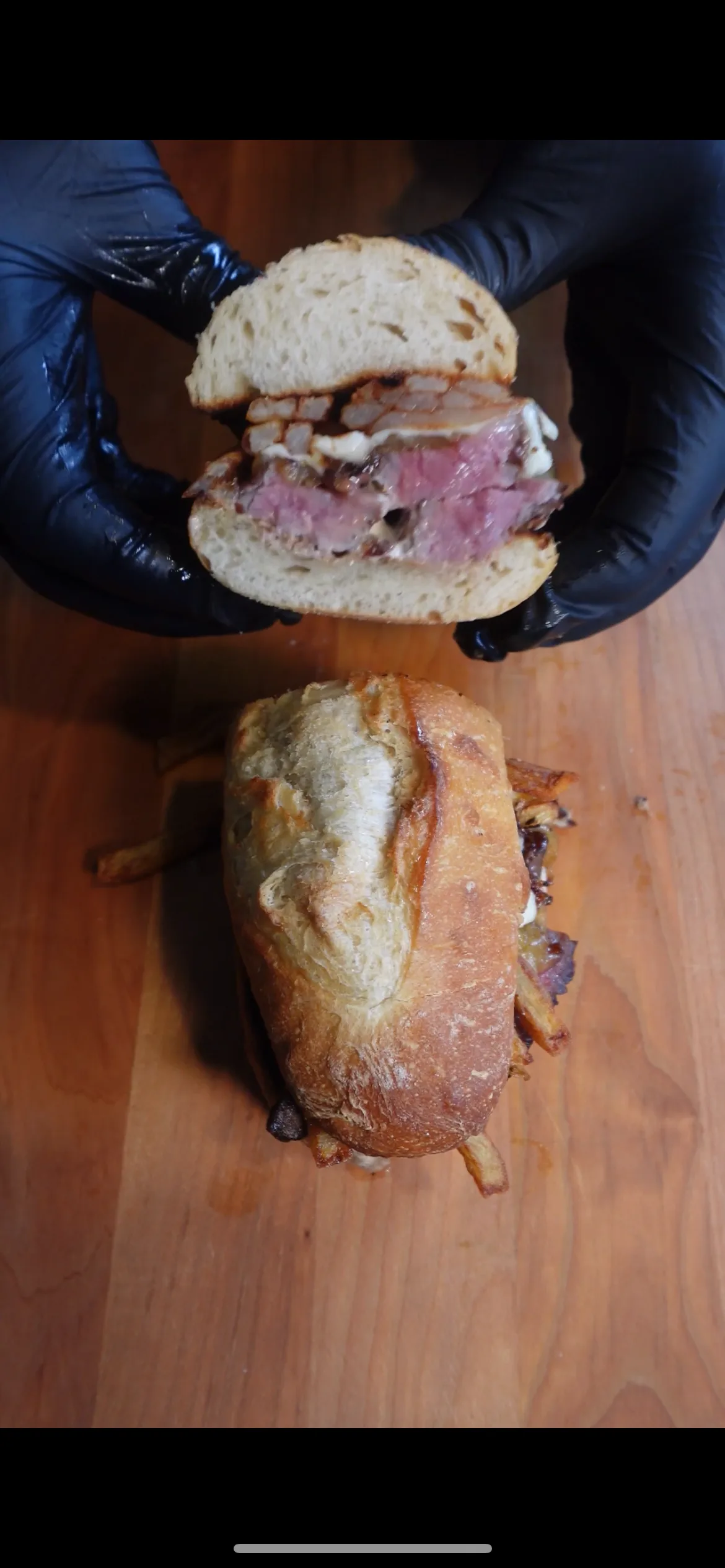 Steak Frites Sandwich