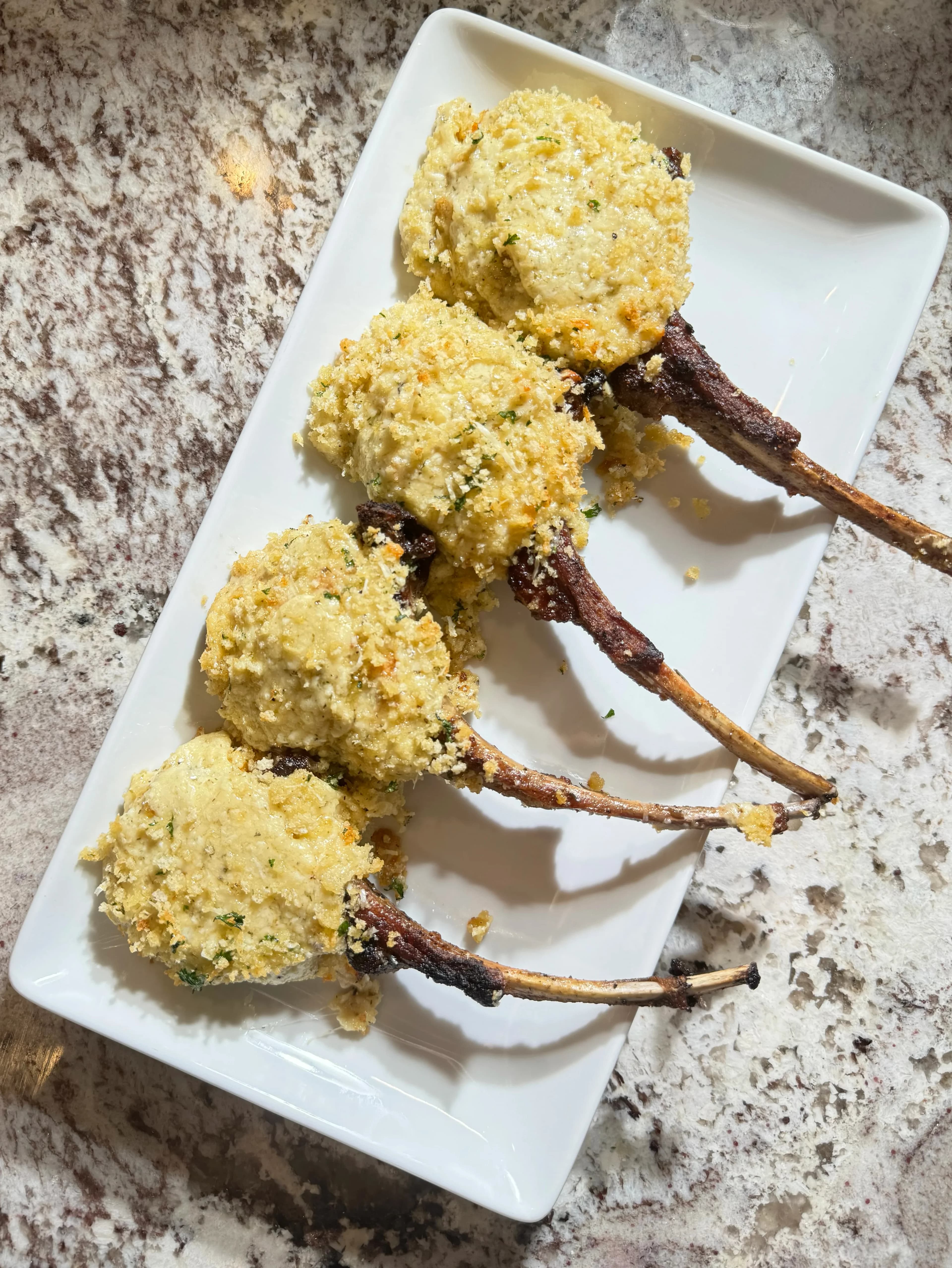 Parmesan Crusted Lamb Chops