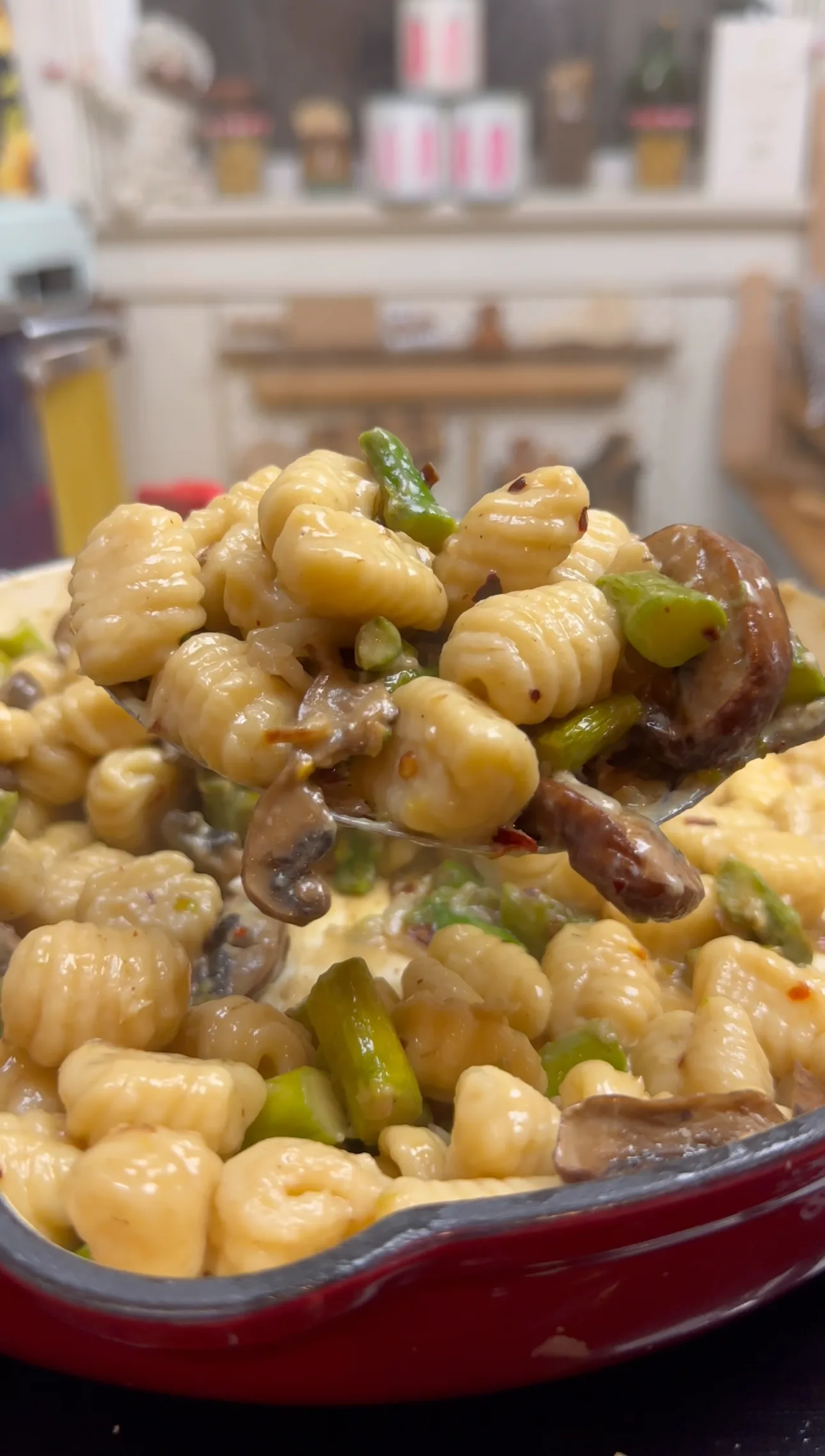 Asparagus & Mushroom Pasta
