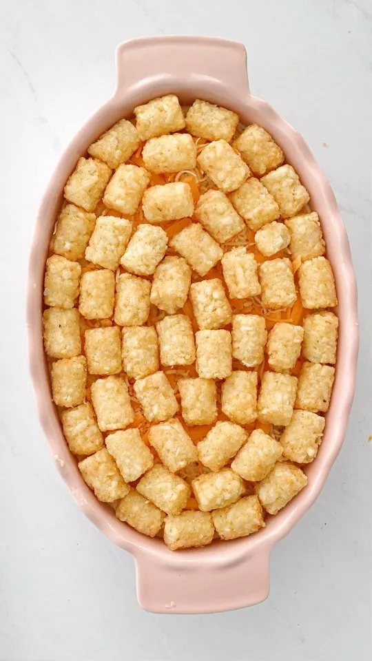 Cheesy Bacon Tater Tot Casserole
