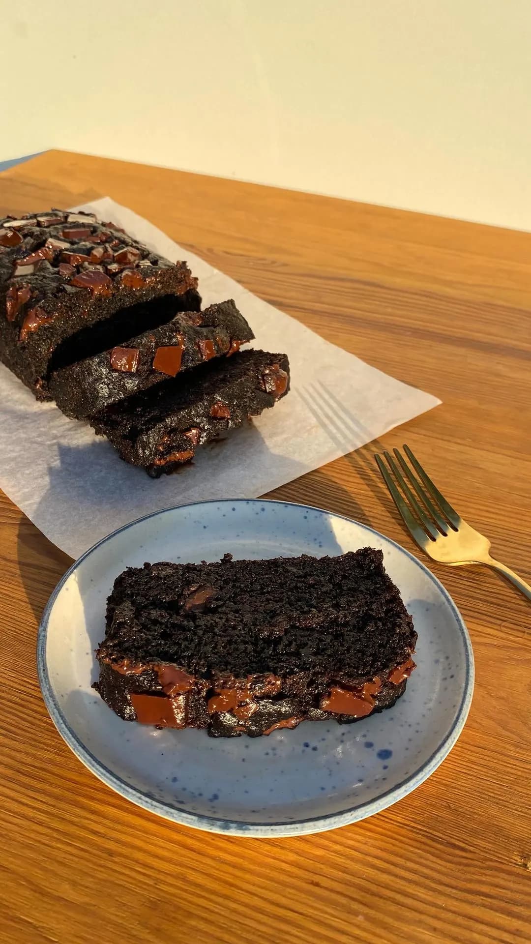 DOUBLE CHOCOLATE BANANA BREAD