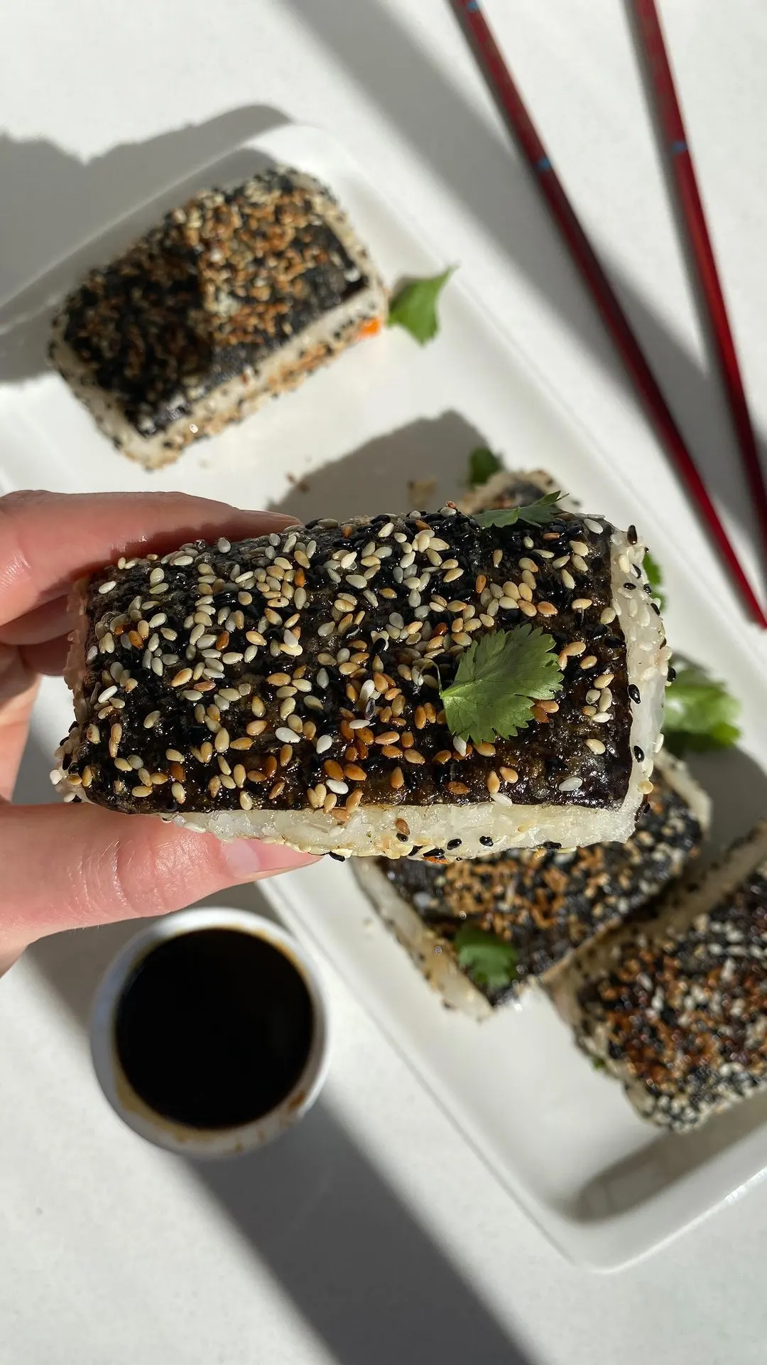 RICE PAPER SUSHI ROLLS