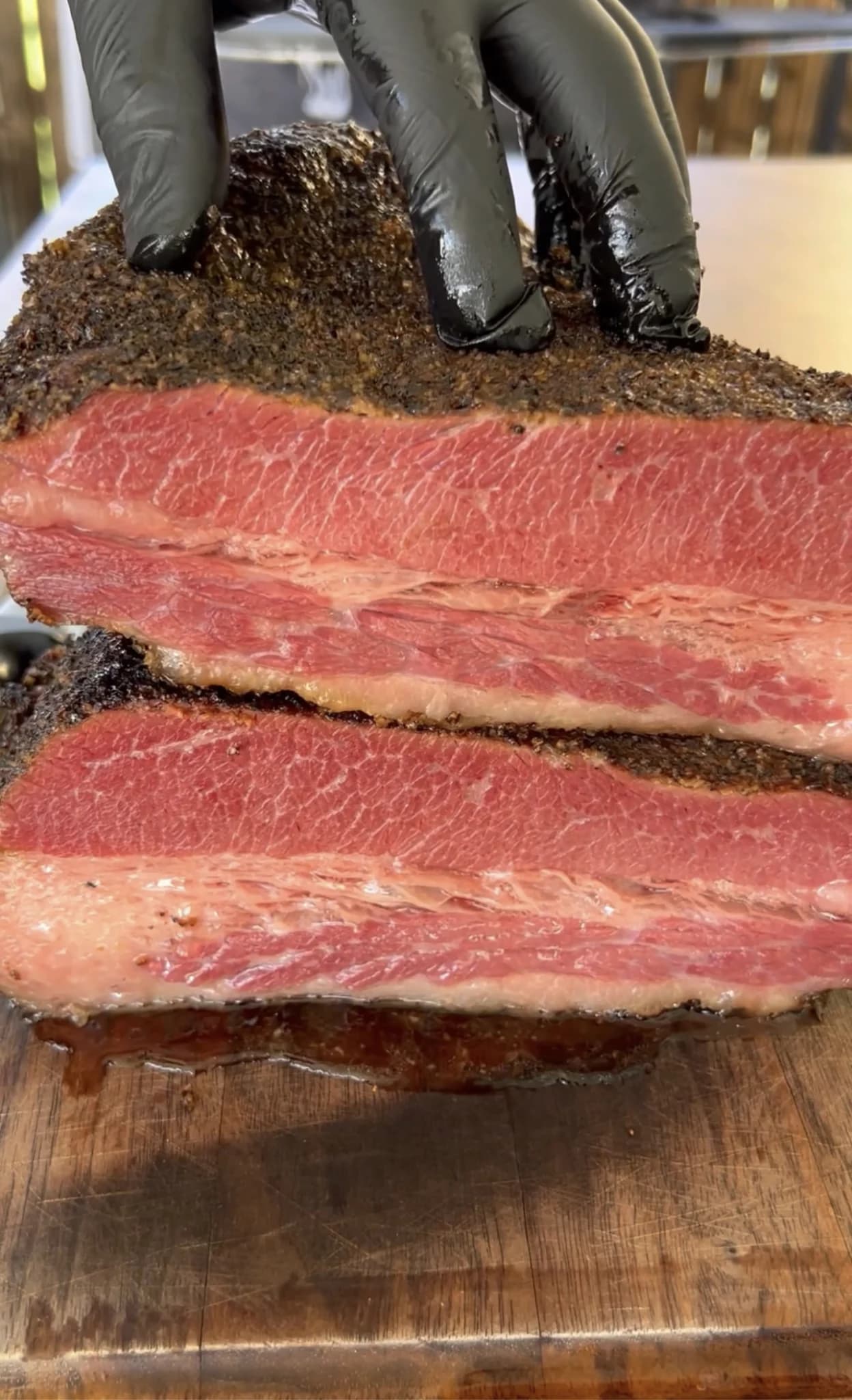 At Home Cured Smoked Pastrami