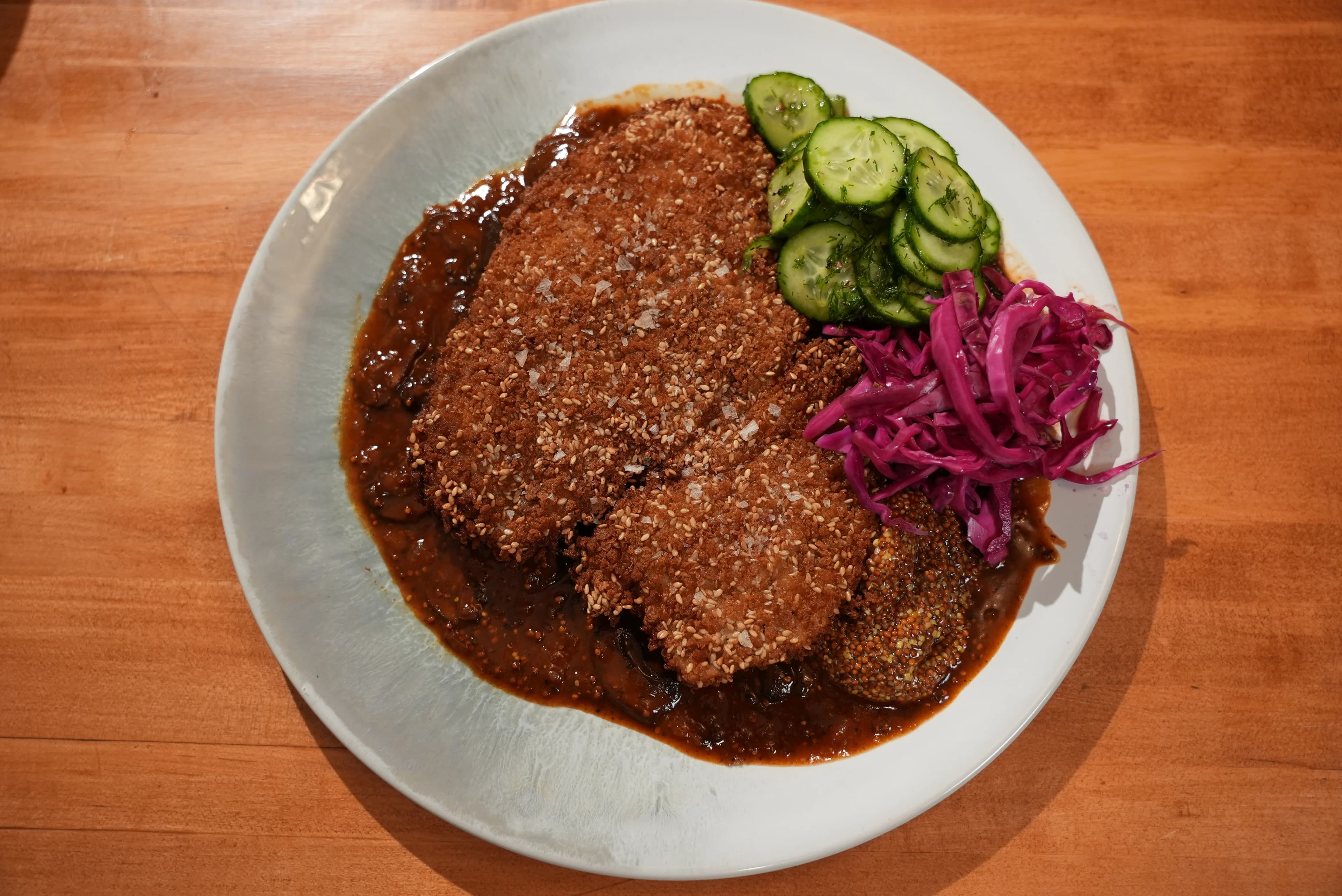 Schnitzel with Mushroom Gravy