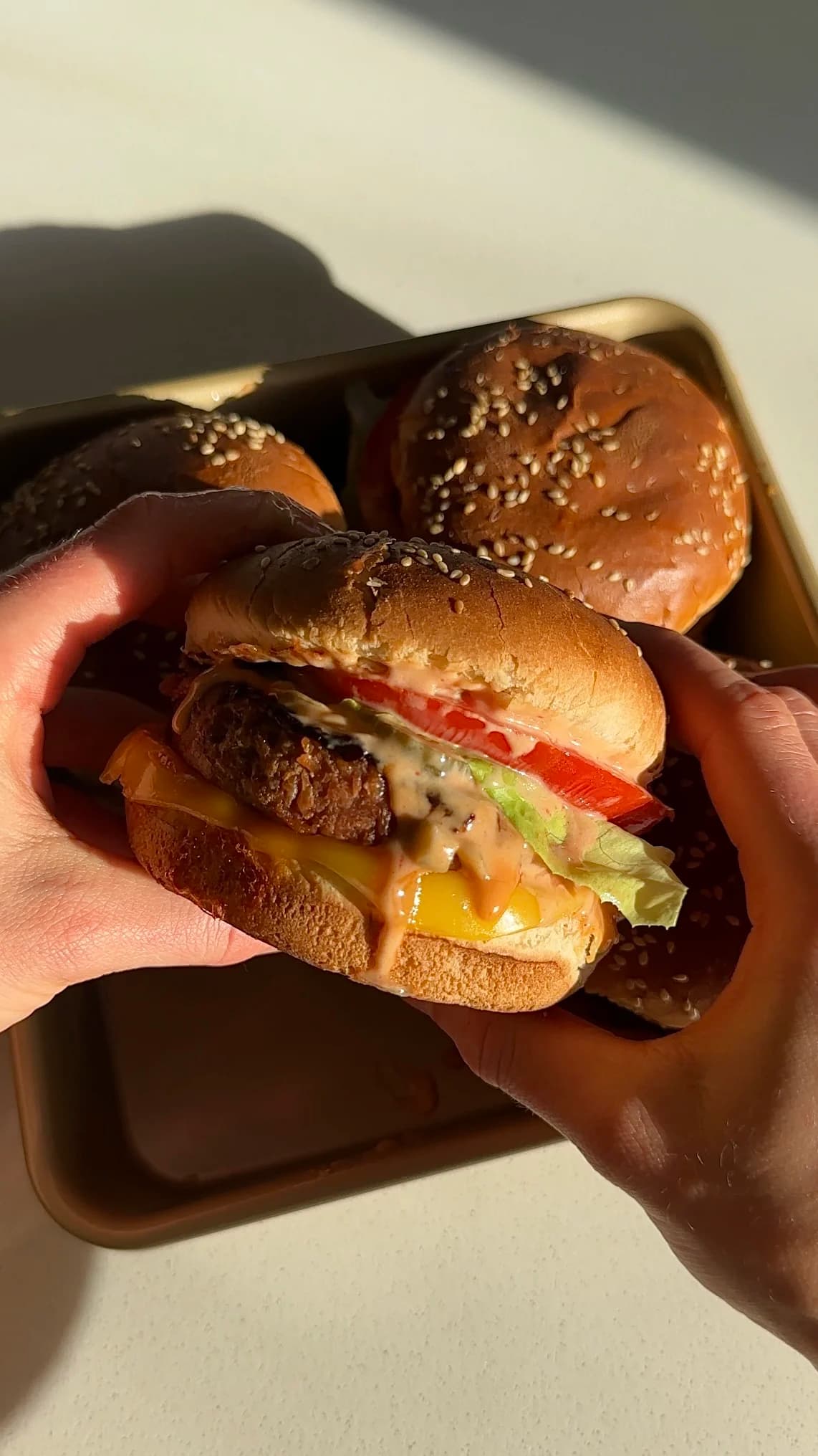 Vegan Cheeseburger 