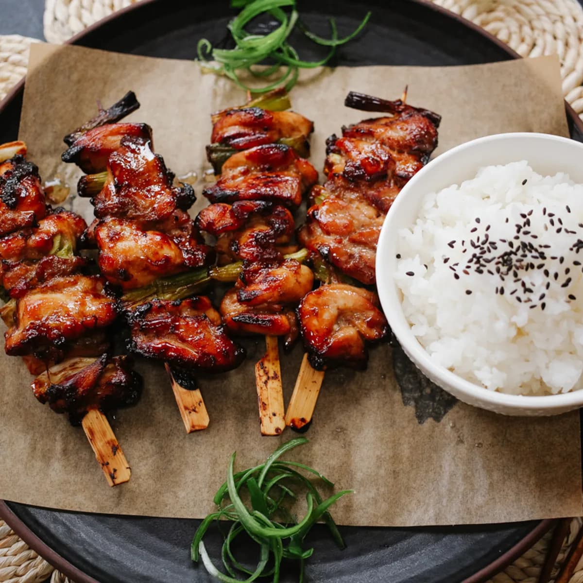Teriyaki Chicken on a Stick