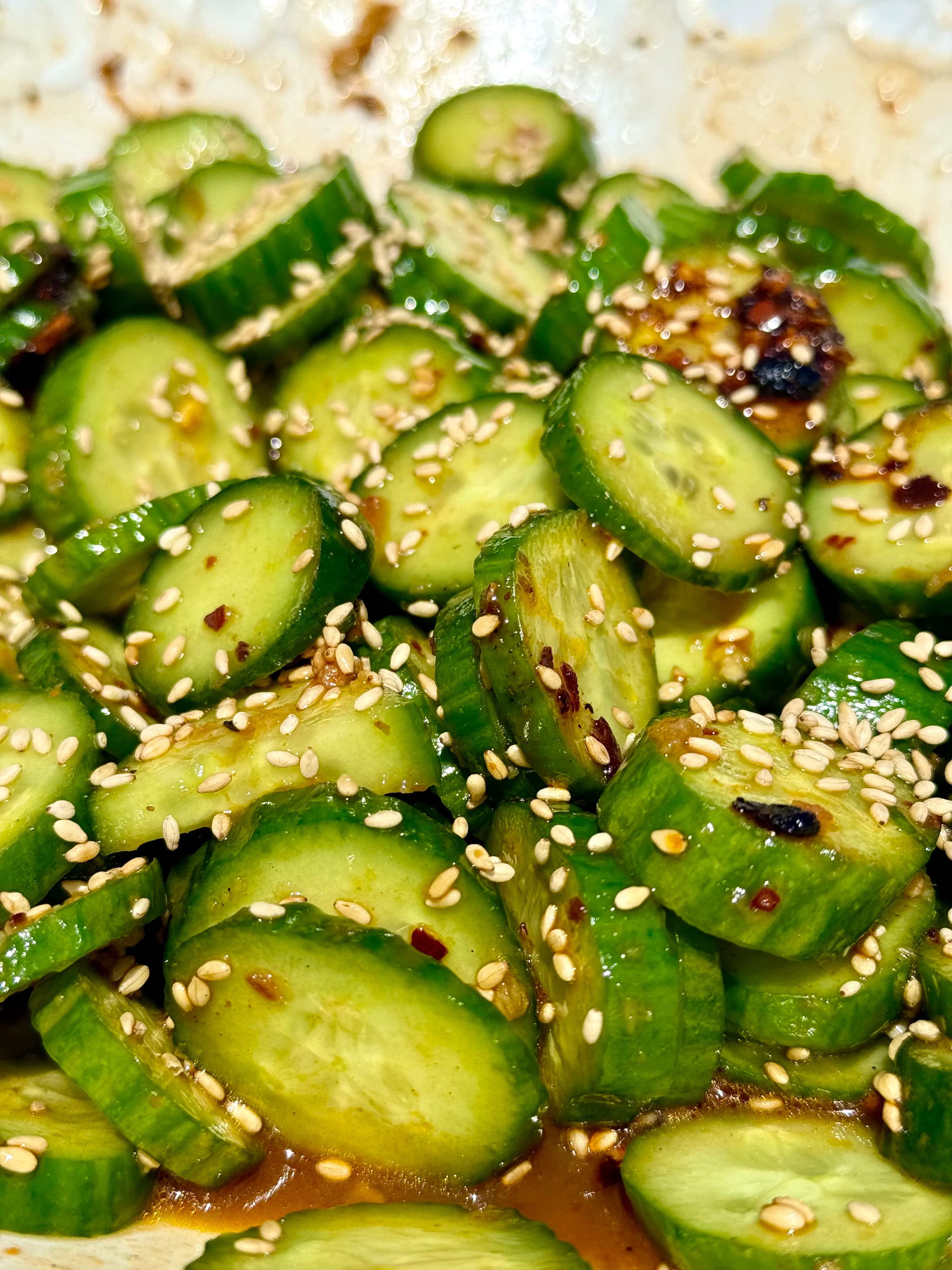 Asian Spicy Cucumber Salad