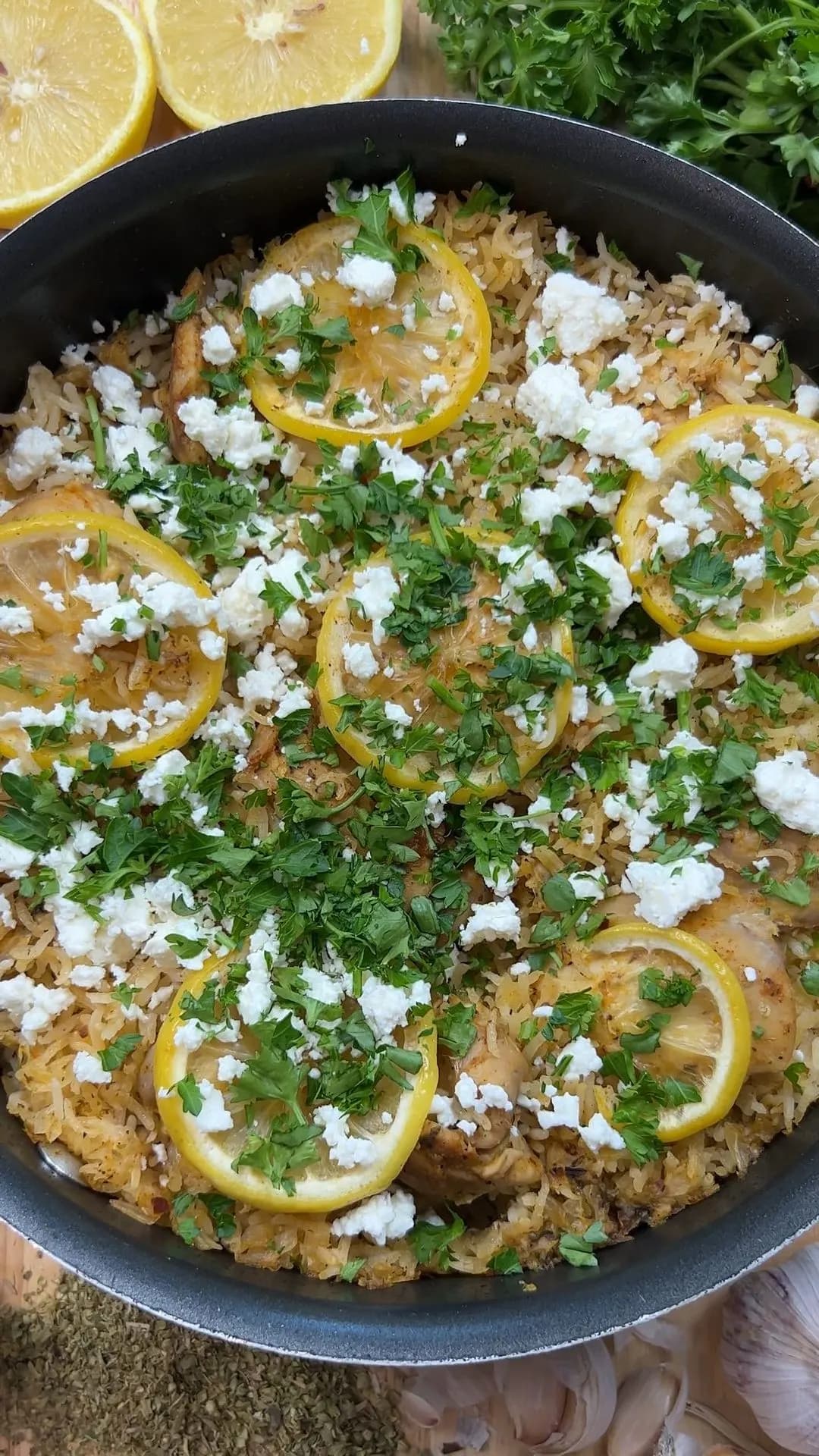 One-Pot Greek Lemon Chicken & Rice