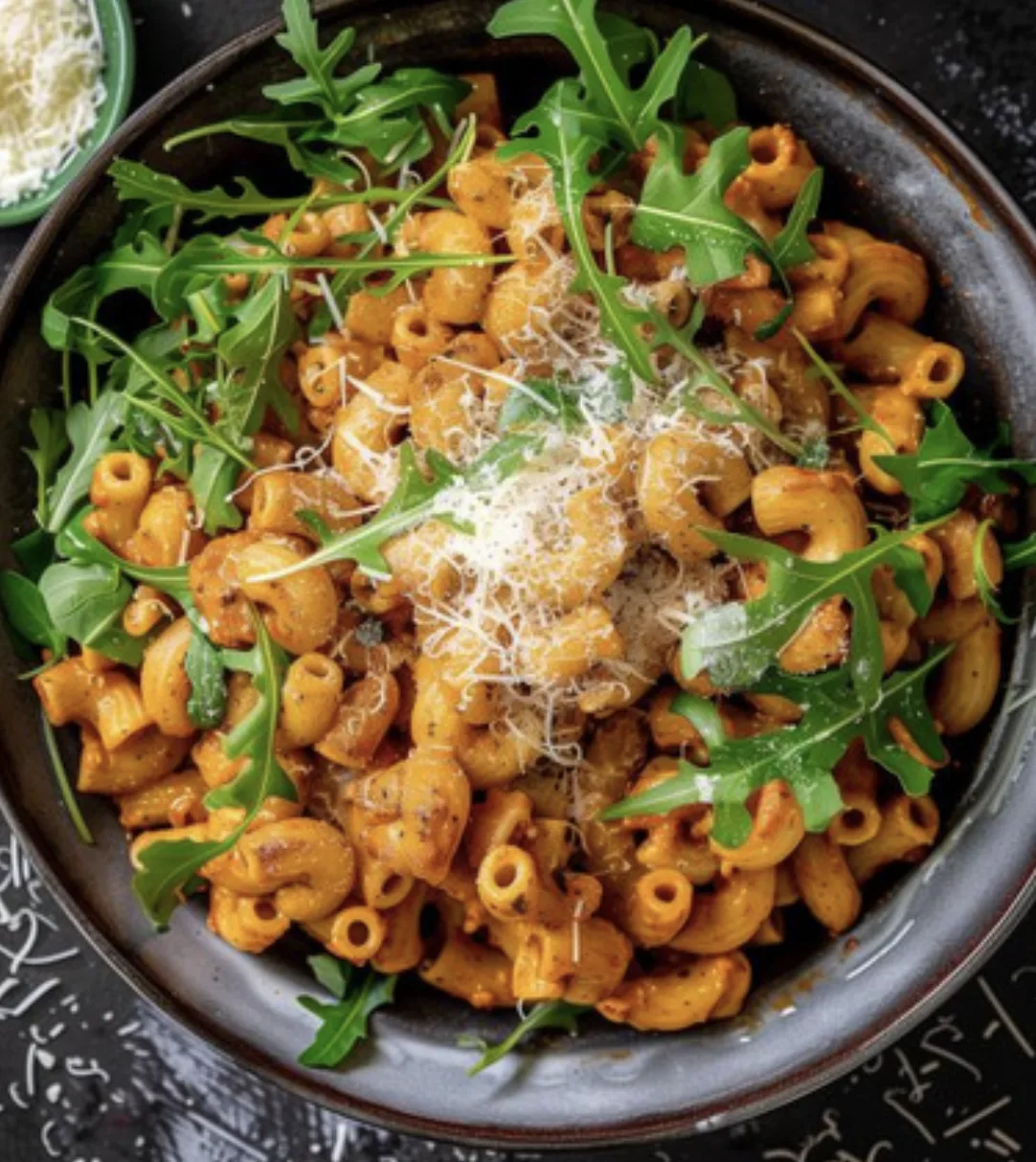 ONE POT CREAMY ROASTED RED PEPPER CHICKEN PASTA