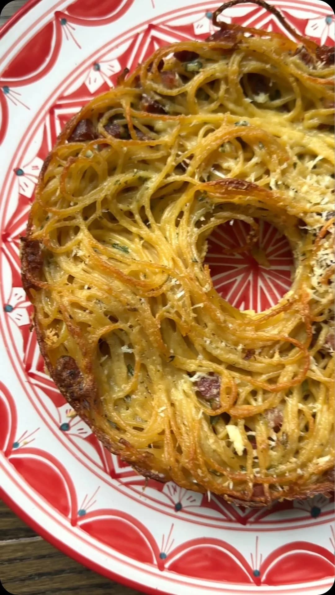 Carbonara Spaghetti Pie