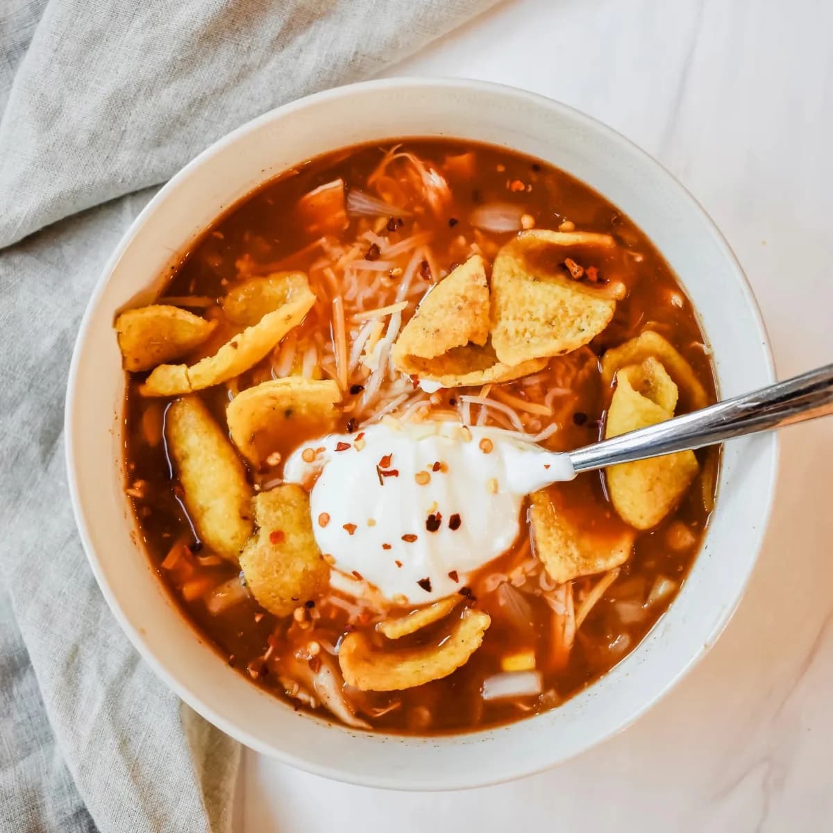 Easy Crockpot Southwest Chicken Soup
