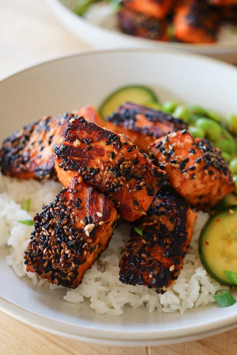 Sesame Salmon Bowl 