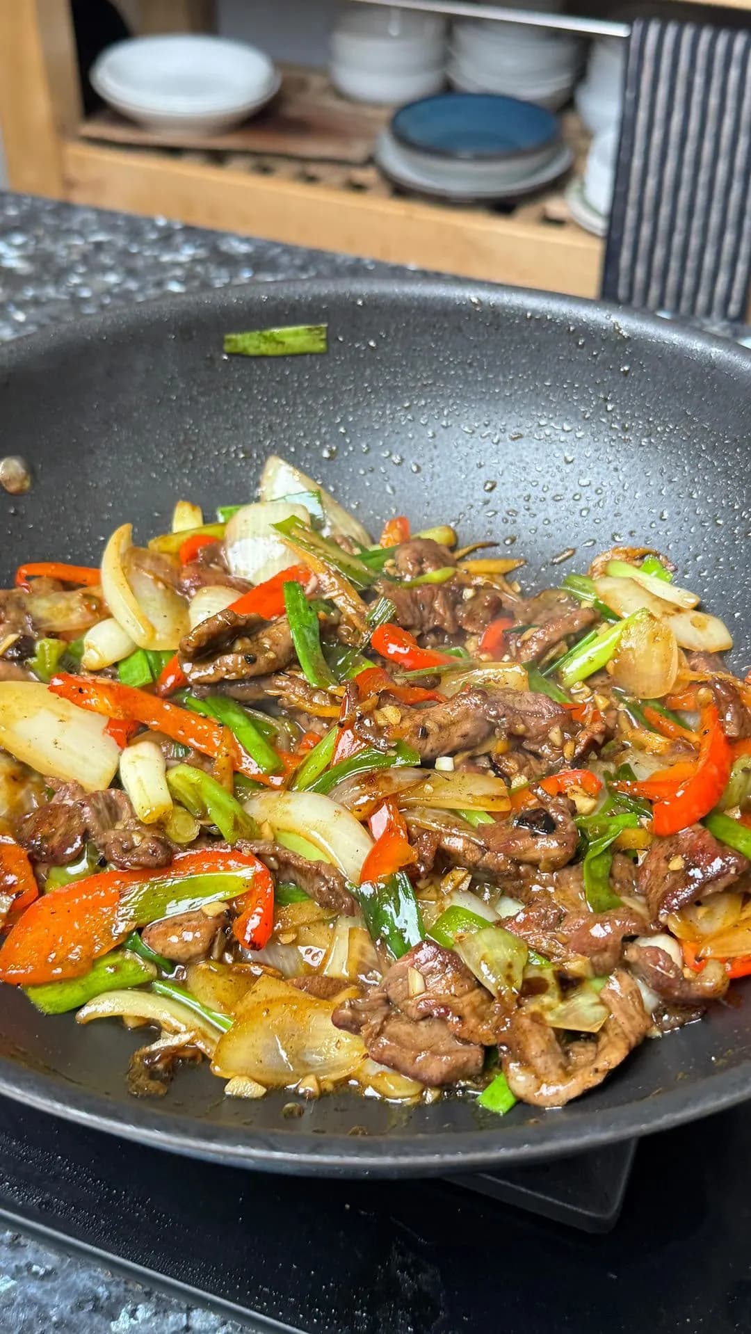 Beef, Ginger and Spring Onion Stir Fry