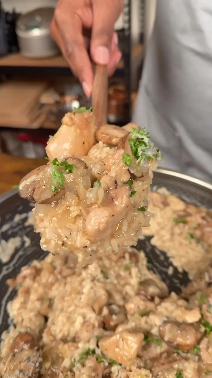 One-Pan Chicken Marsala Rice