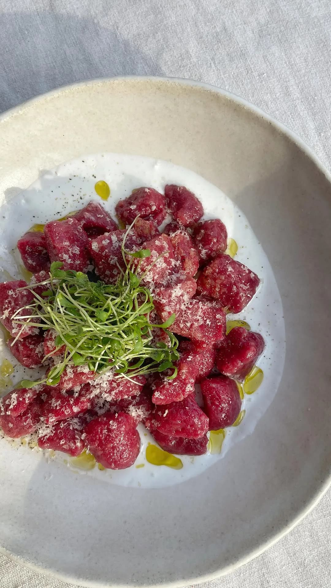 Beetroot Gnocchi