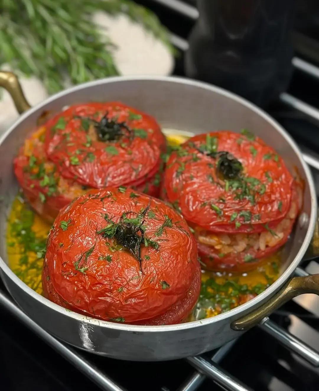Rice Stuffed Tomatoes