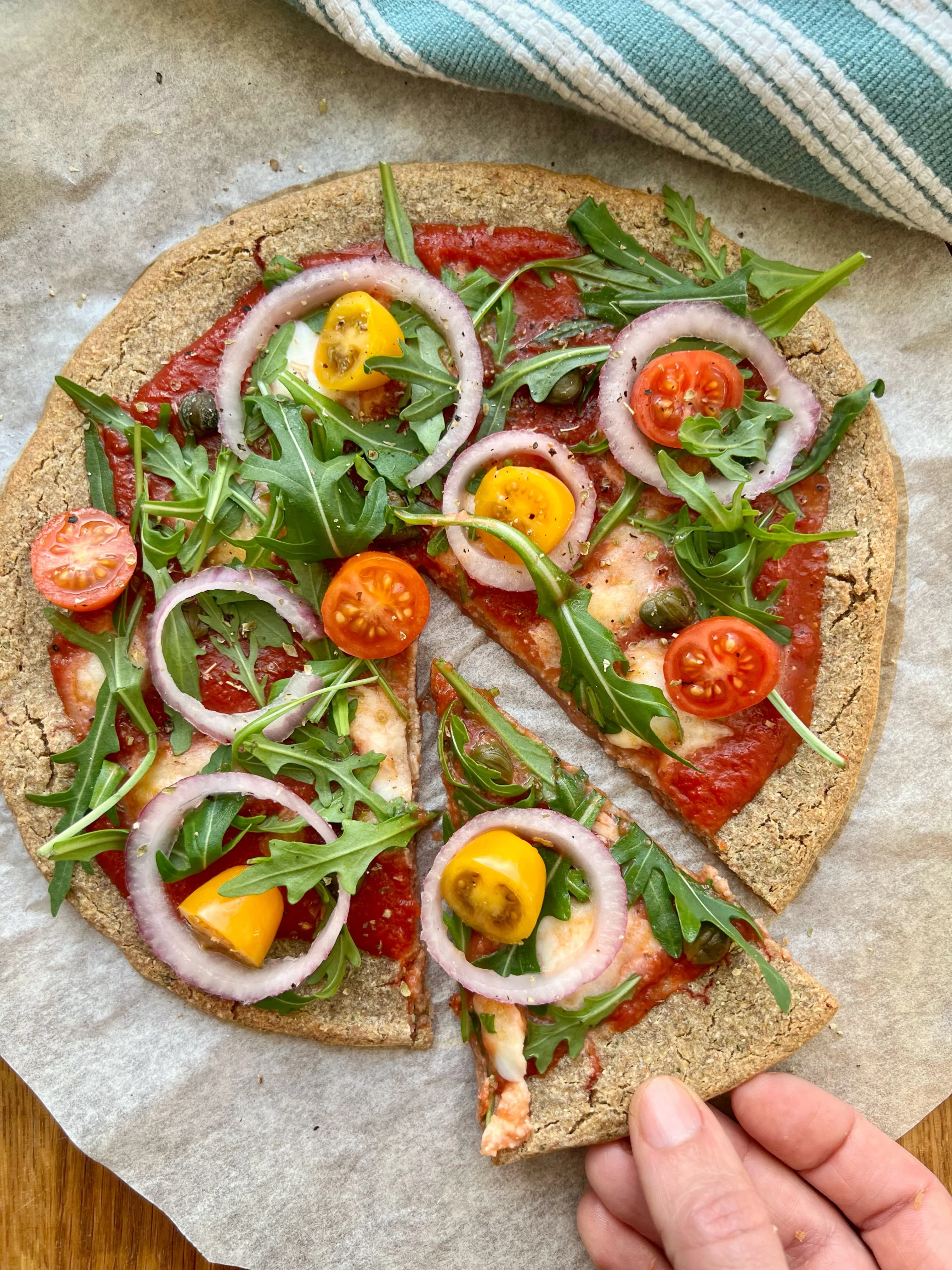 Quinoa & Buckwheat Pizza Base