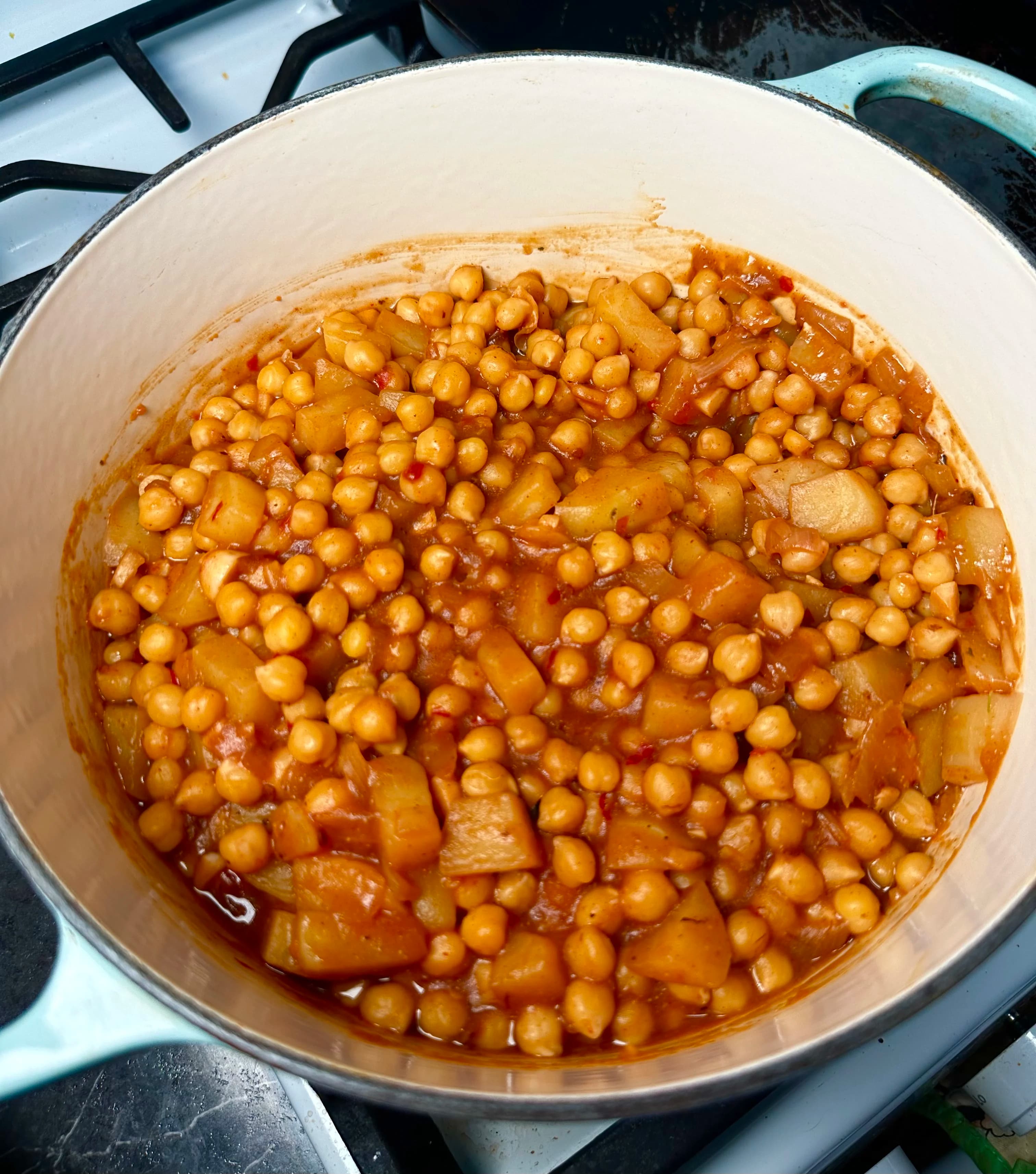Mapo Chickpeas
