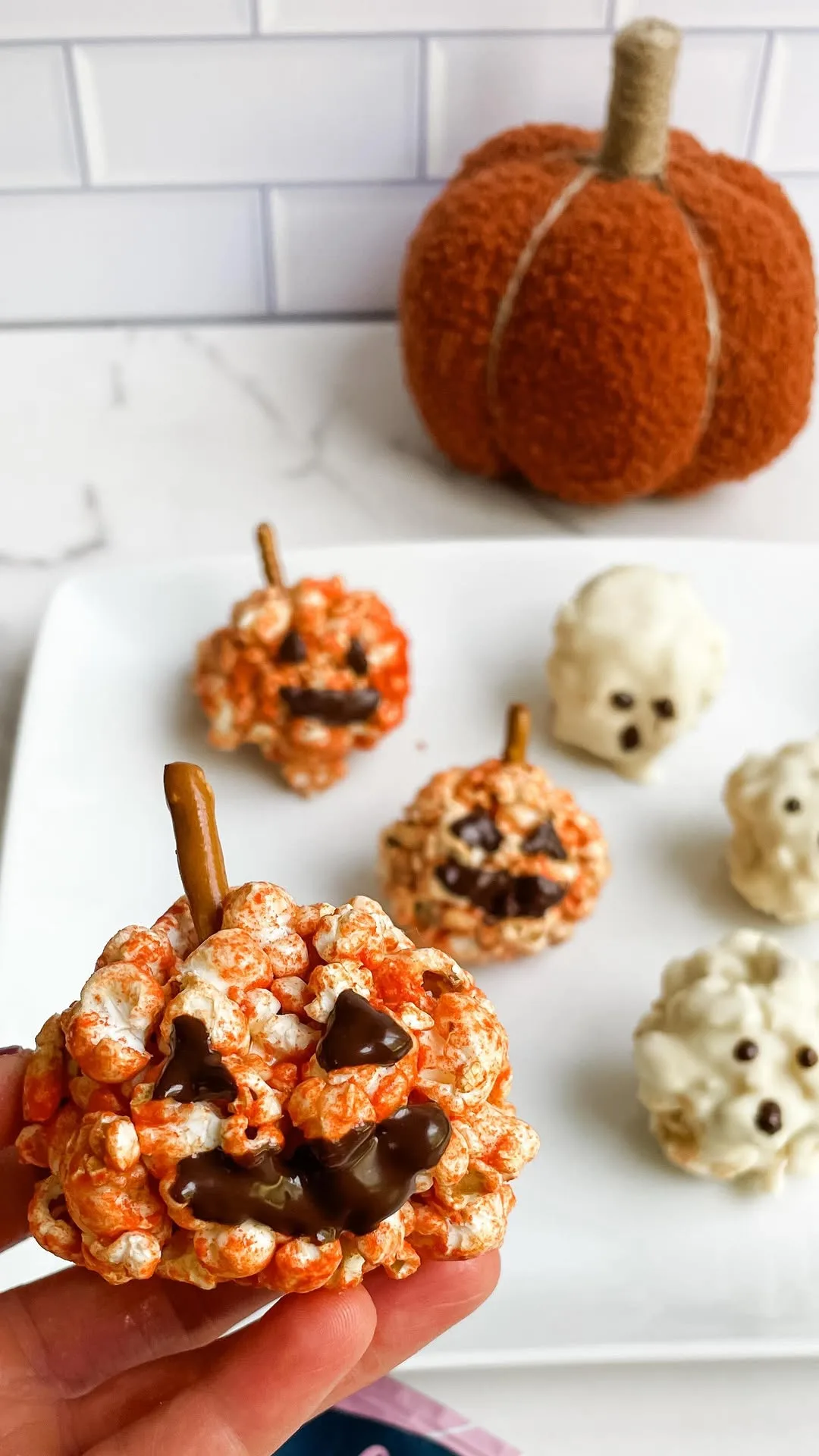 Halloween Popcorn Balls