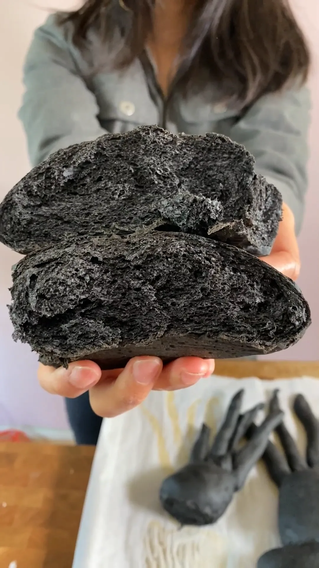 Squid Ink Milk Bread