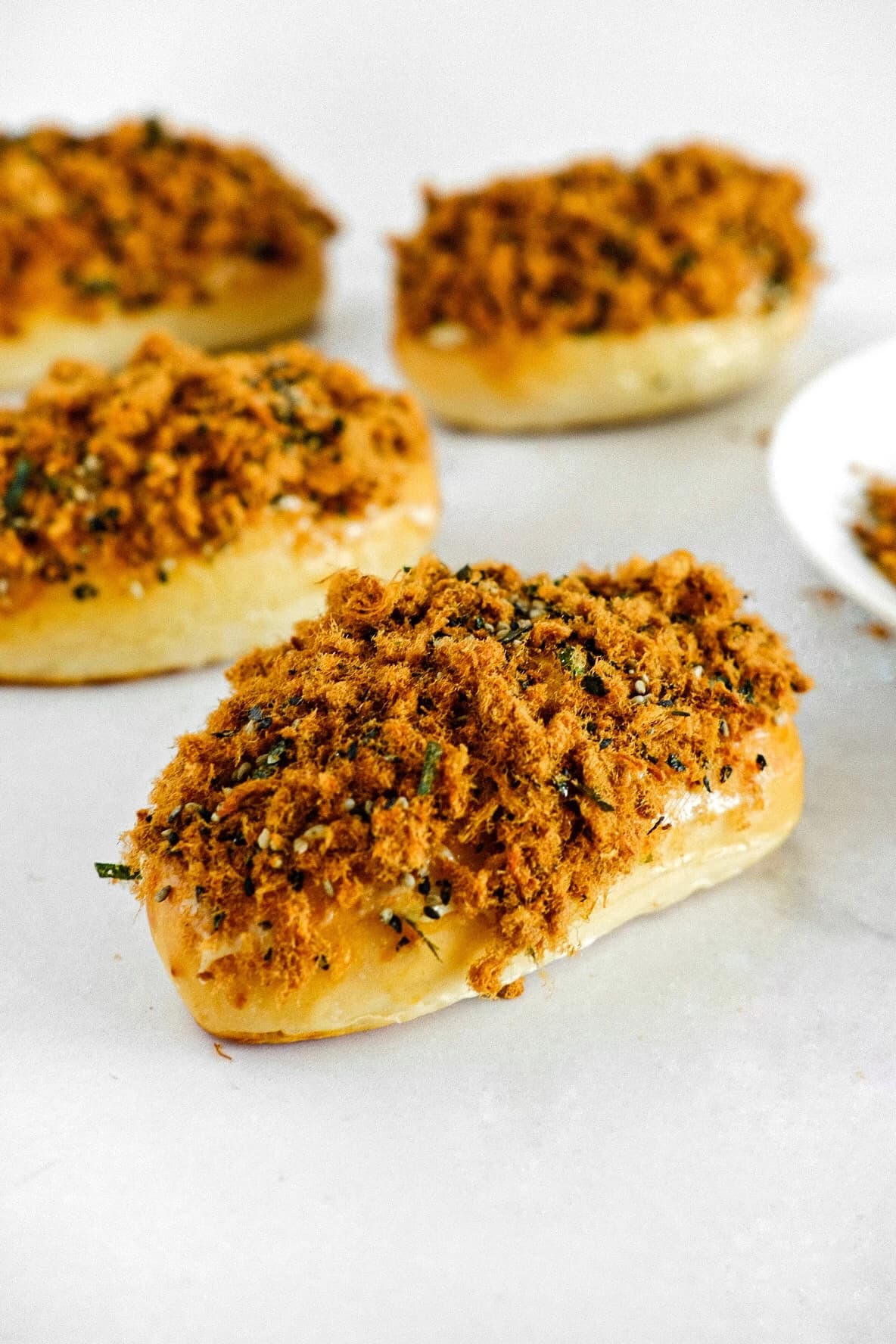 Pork Floss (Rousong) Furikake Buns
