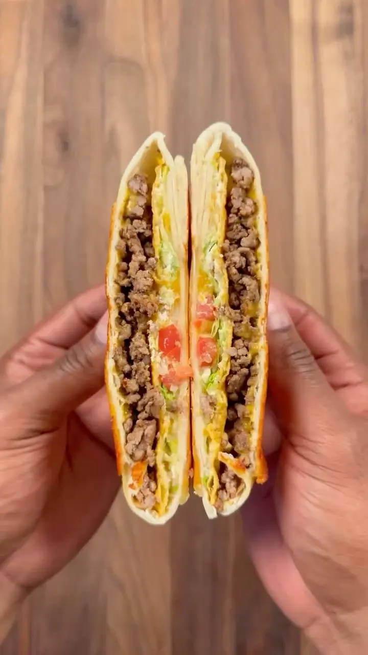 Grilled Cheese Crunch Wrap Supreme