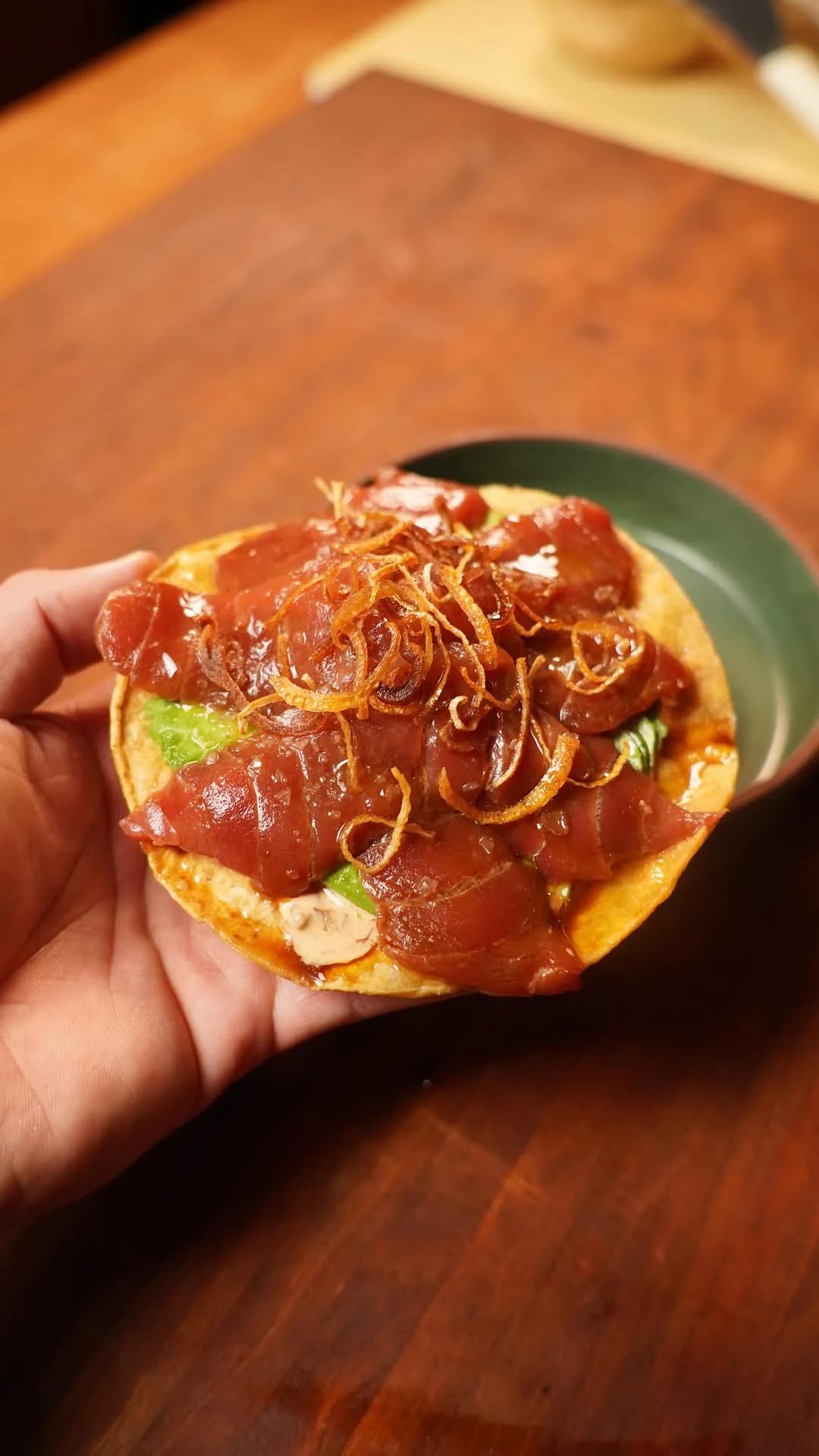 Tuna Tostada