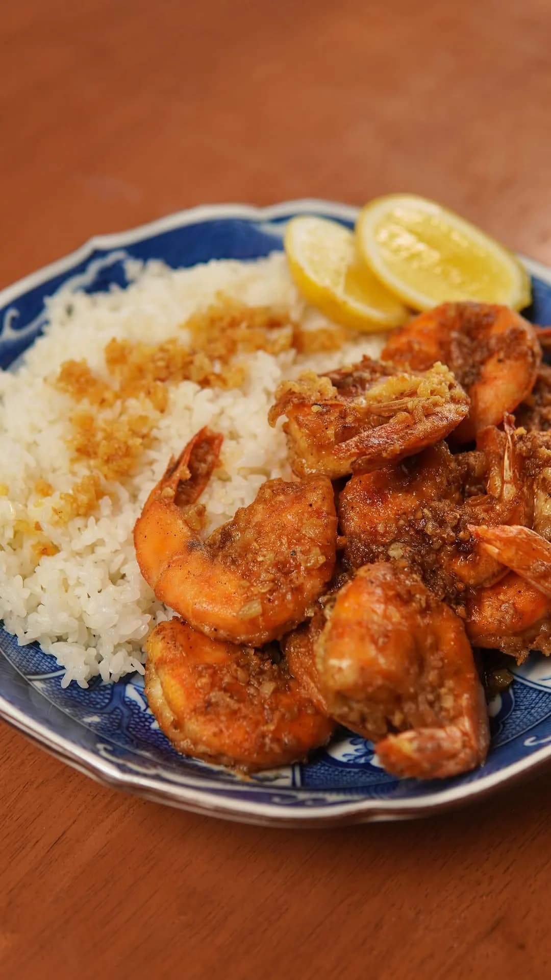 Hawaiian Garlic Shrimp