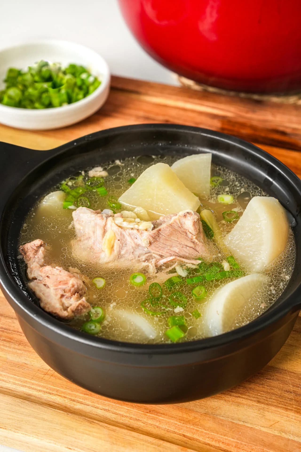 Taiwanese Pork Rib and Daikon Soup - Healthy Recipe