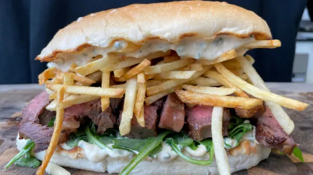 Steak Frites with Horseradish Mayo