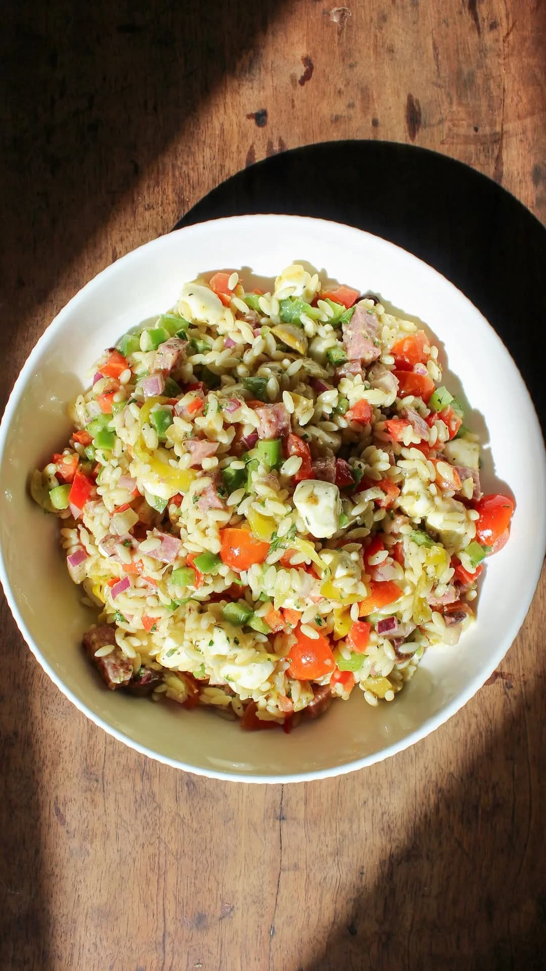 Italian Orzo Pasta Salad