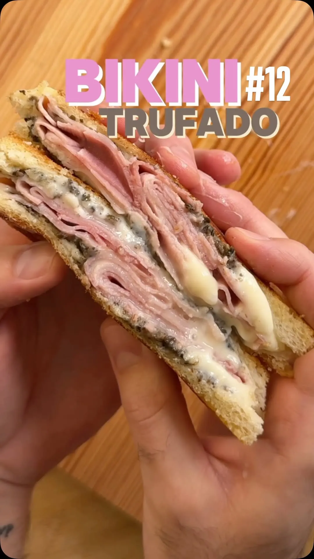 Bikini Trufado (Truffled Ham and Cheese Toastie)