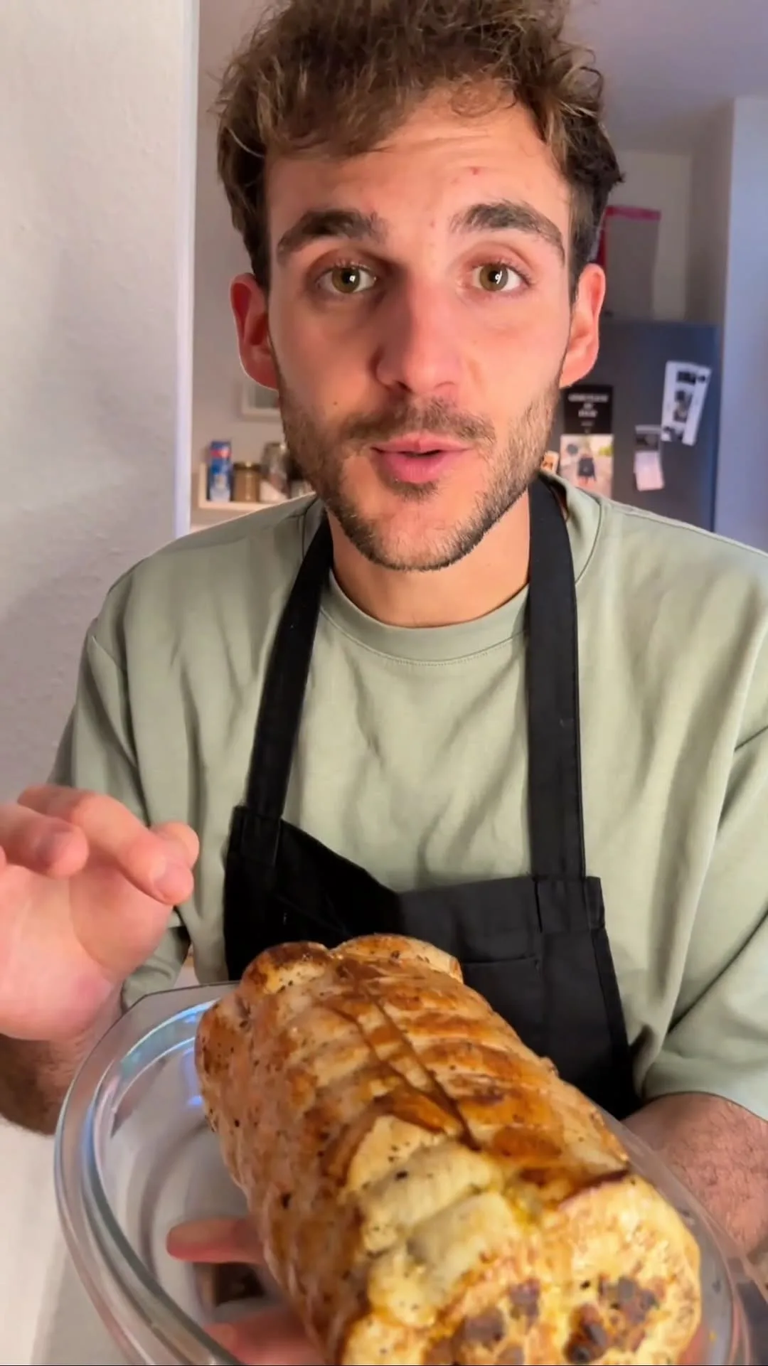 LOMO DE CERDO RELLENO A LA ESPAÑOLA (Stuffed Pork Loin with Oporto Sauce)