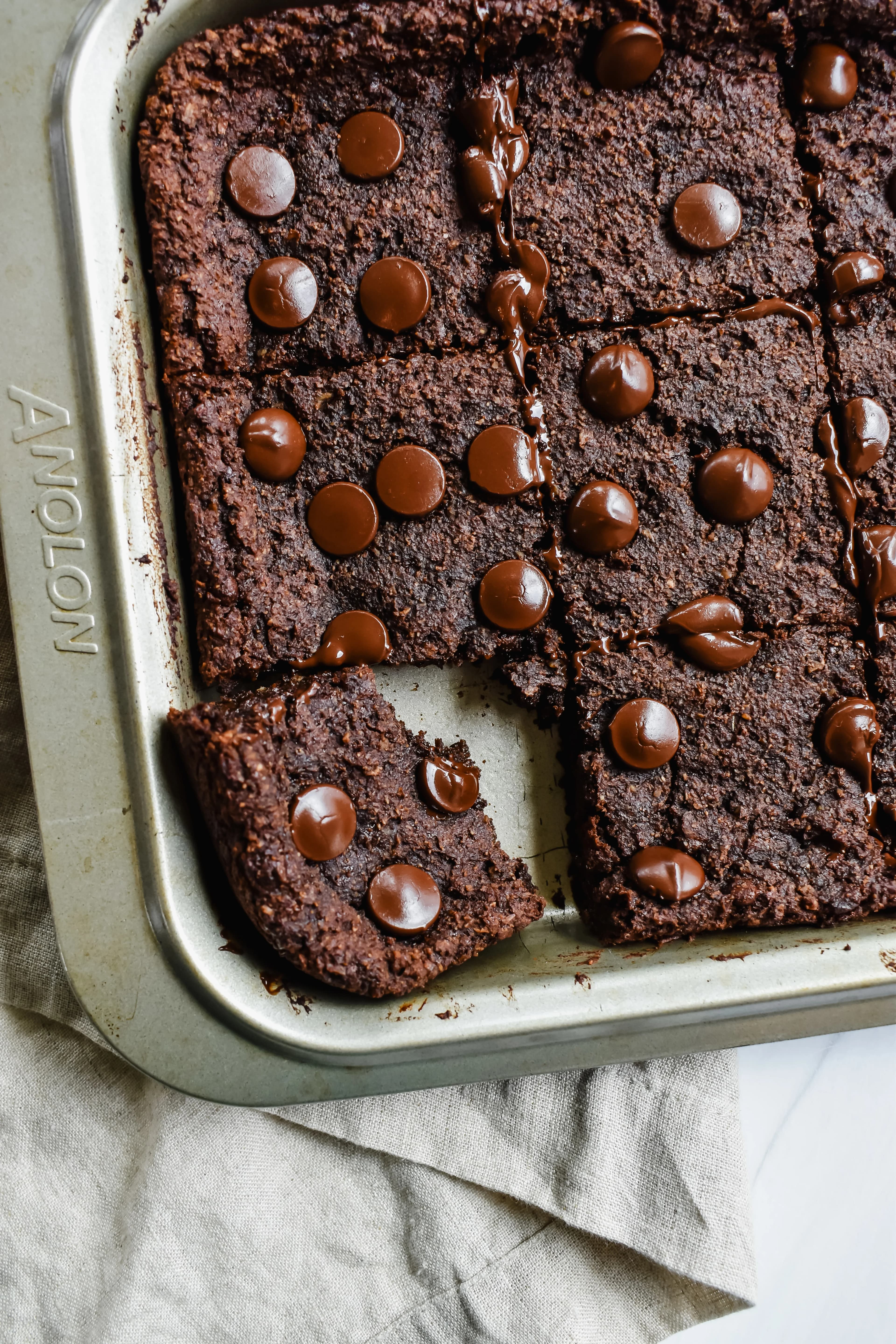 2 Ingredient Chickpea Brownies Recipe