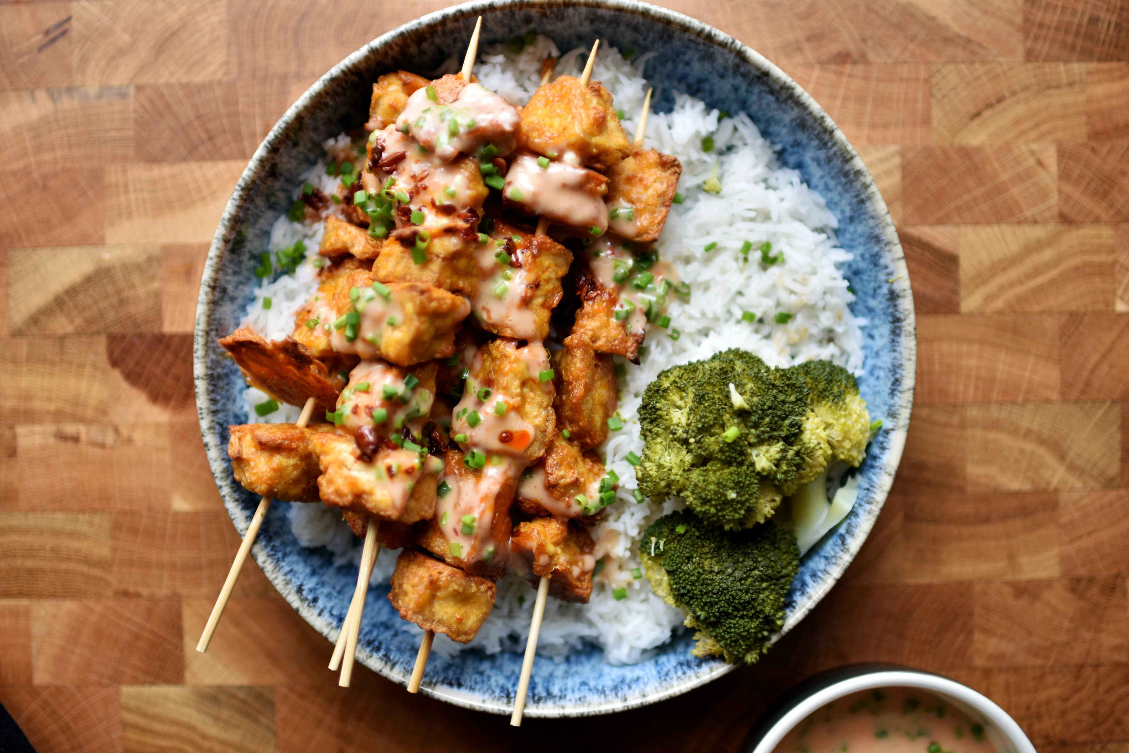 Bang Bang Tofu Skewers