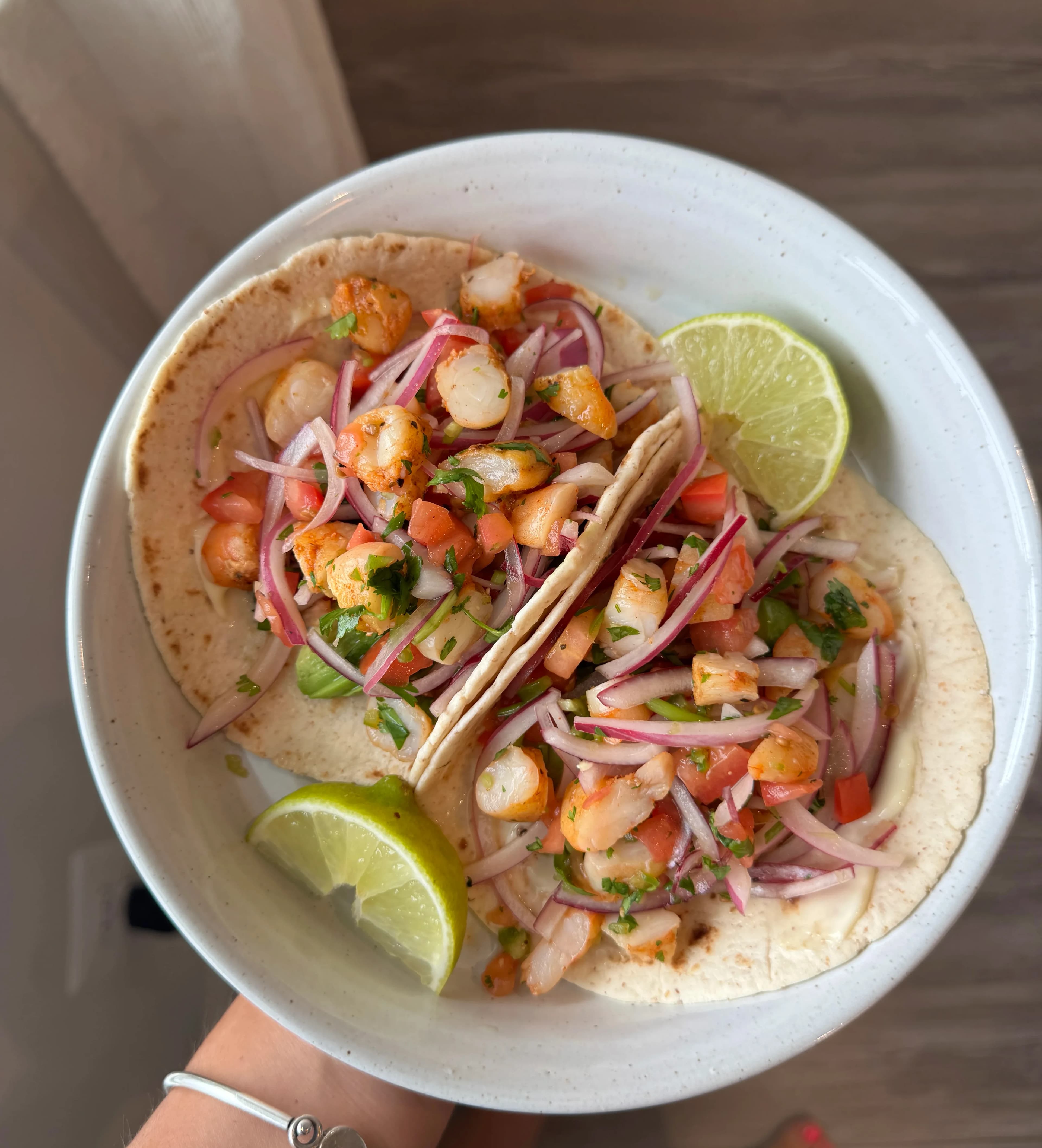 Easy Shrimp Ceviche Tacos 