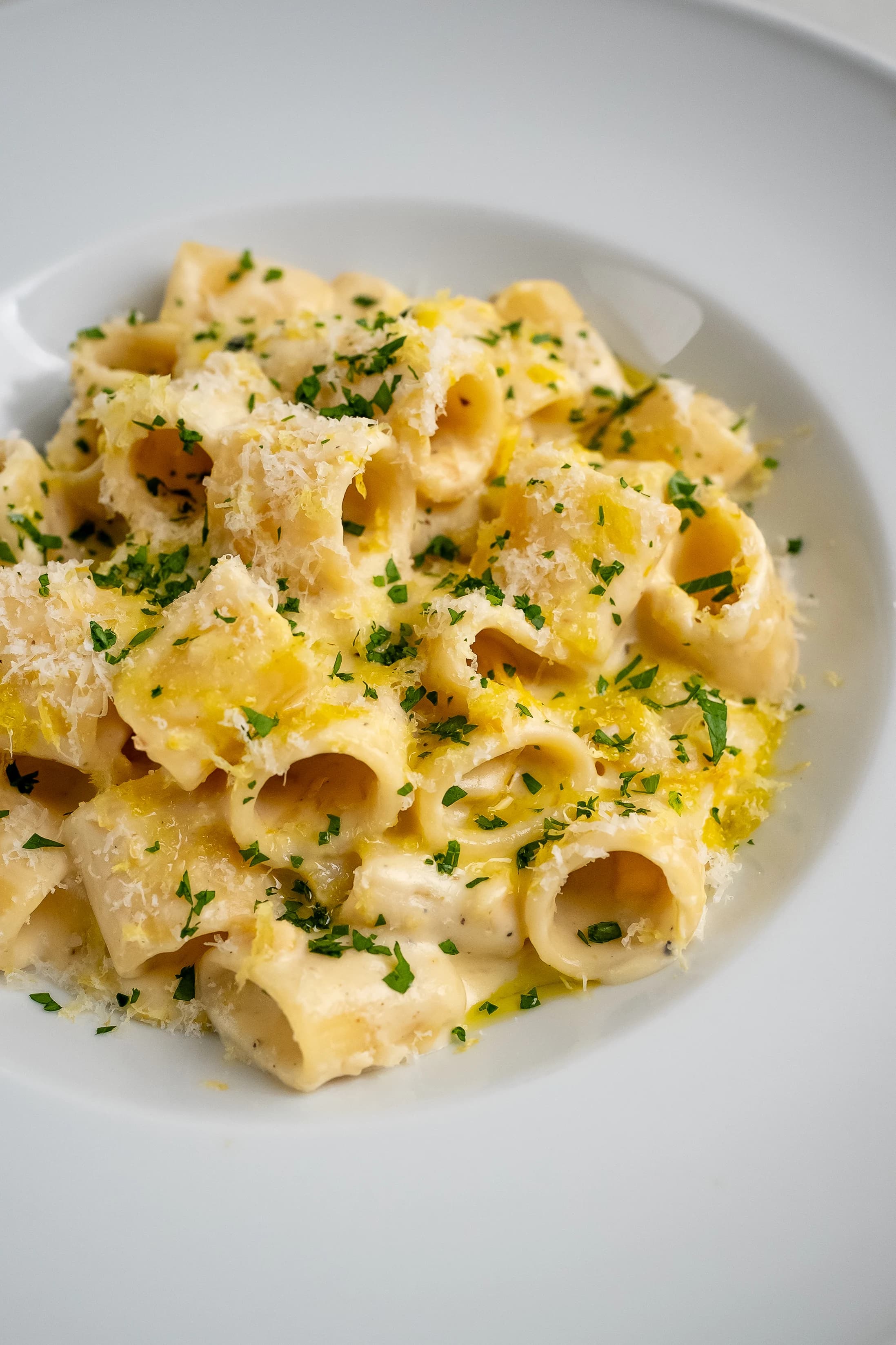Ricotta & Lemon Mezzi Rigatoni