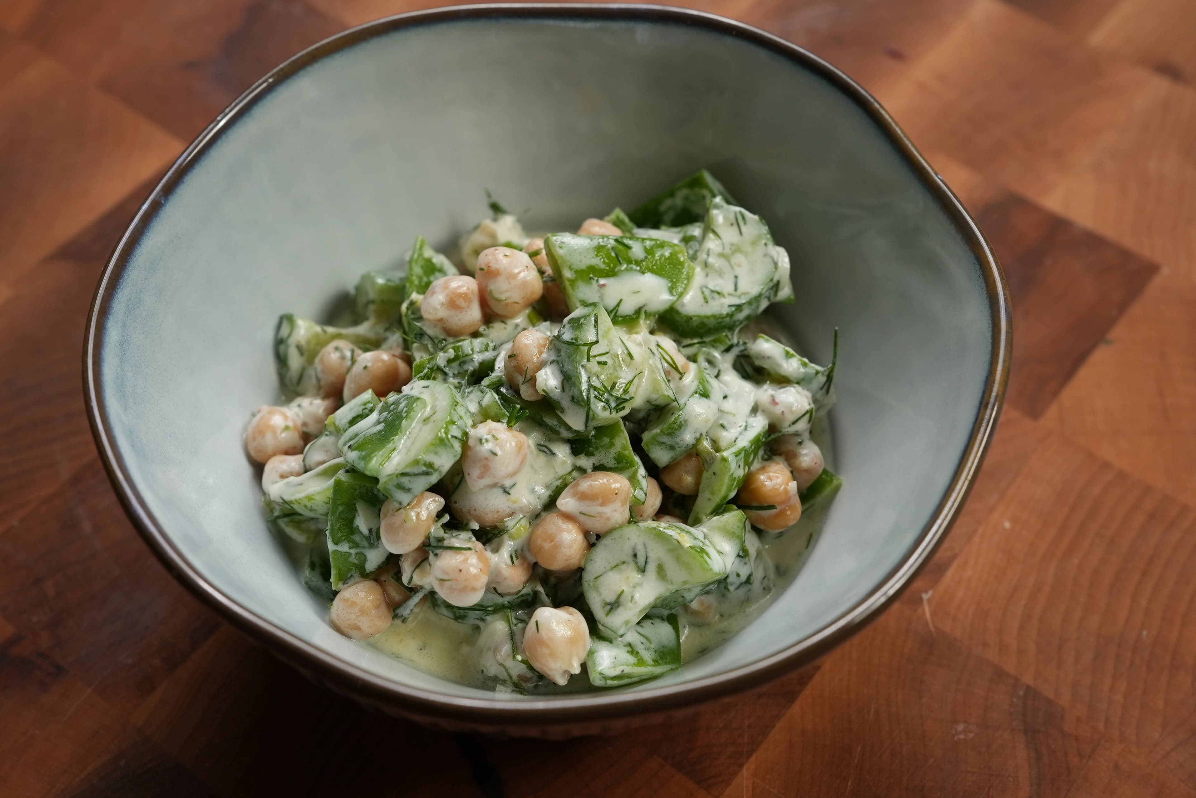 Tzatziki Chickpea Salad
