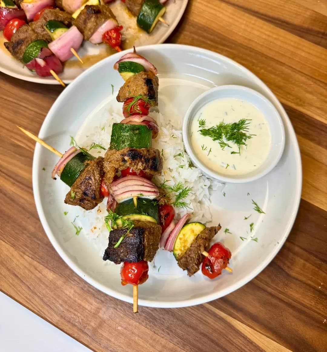 Mediterranean Beef Kebabs