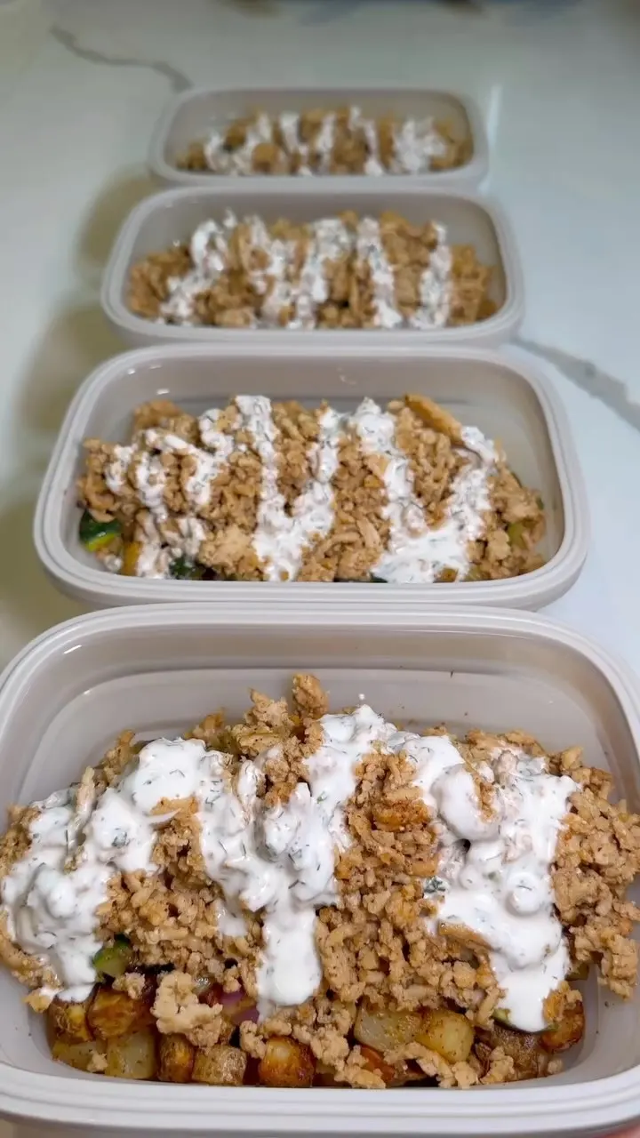Ground Chicken and Potato Bowls