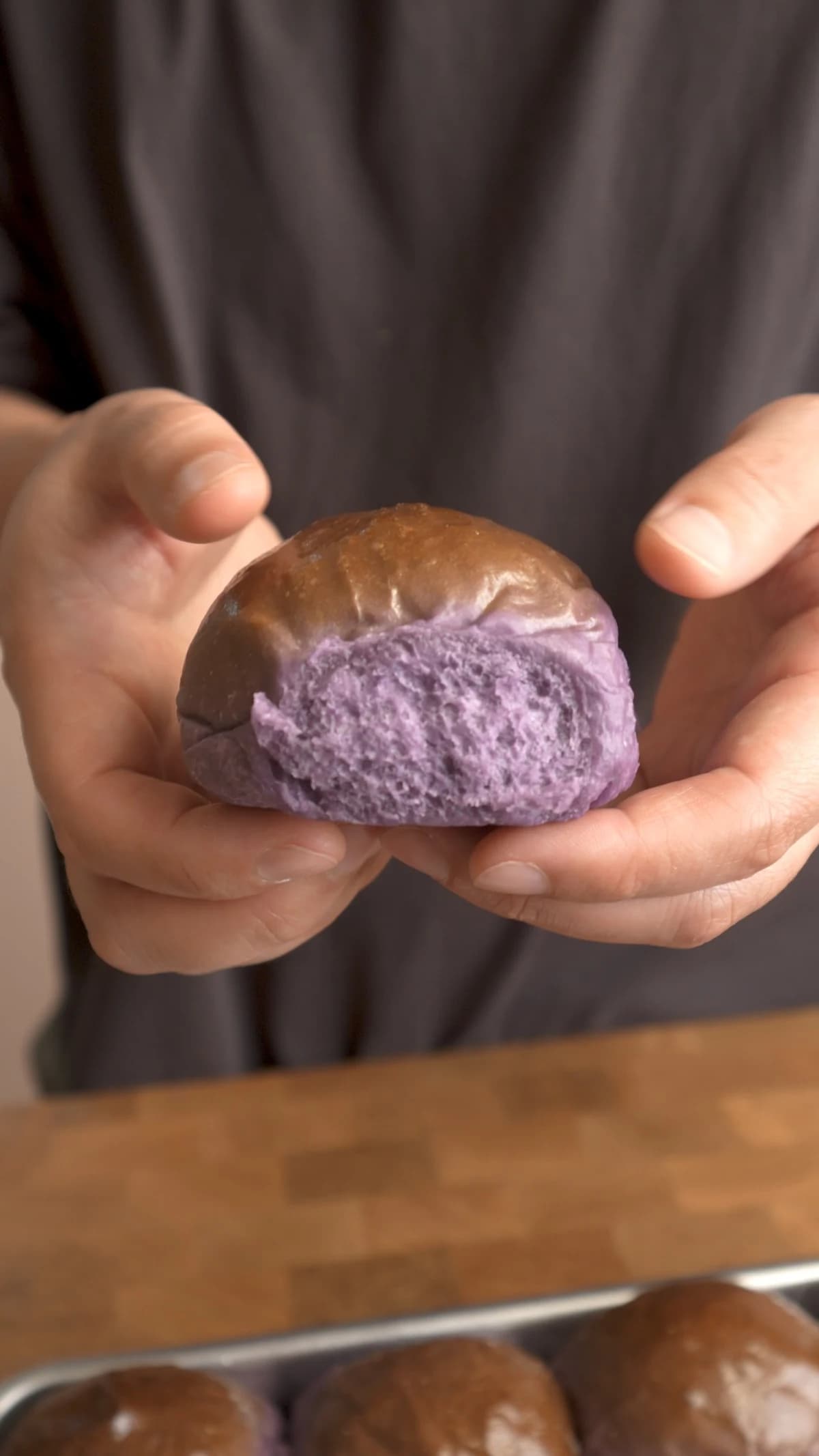 Ube & Coconut Hawaiian Roll