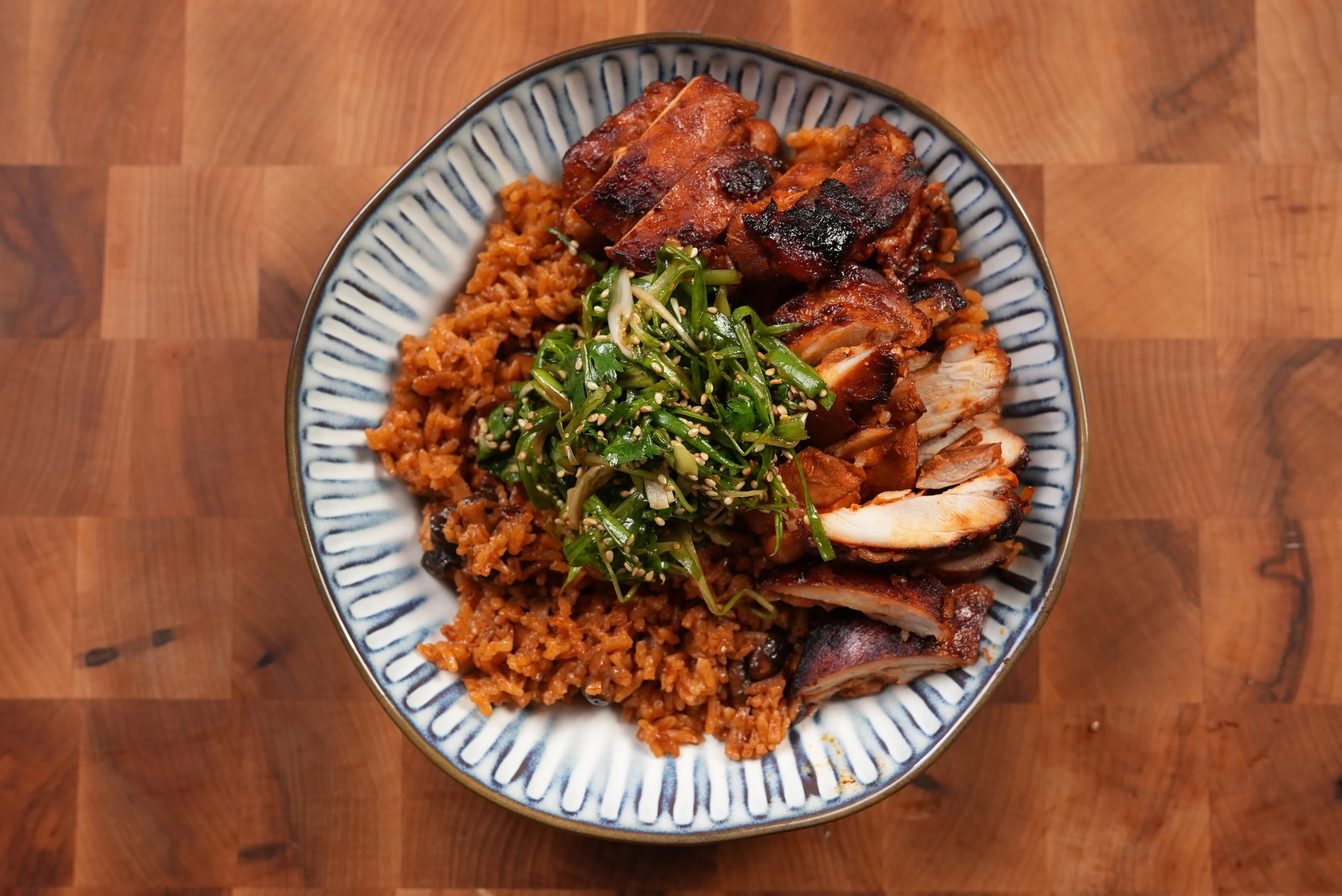 One-Pot Spicy Soy Chicken Rice